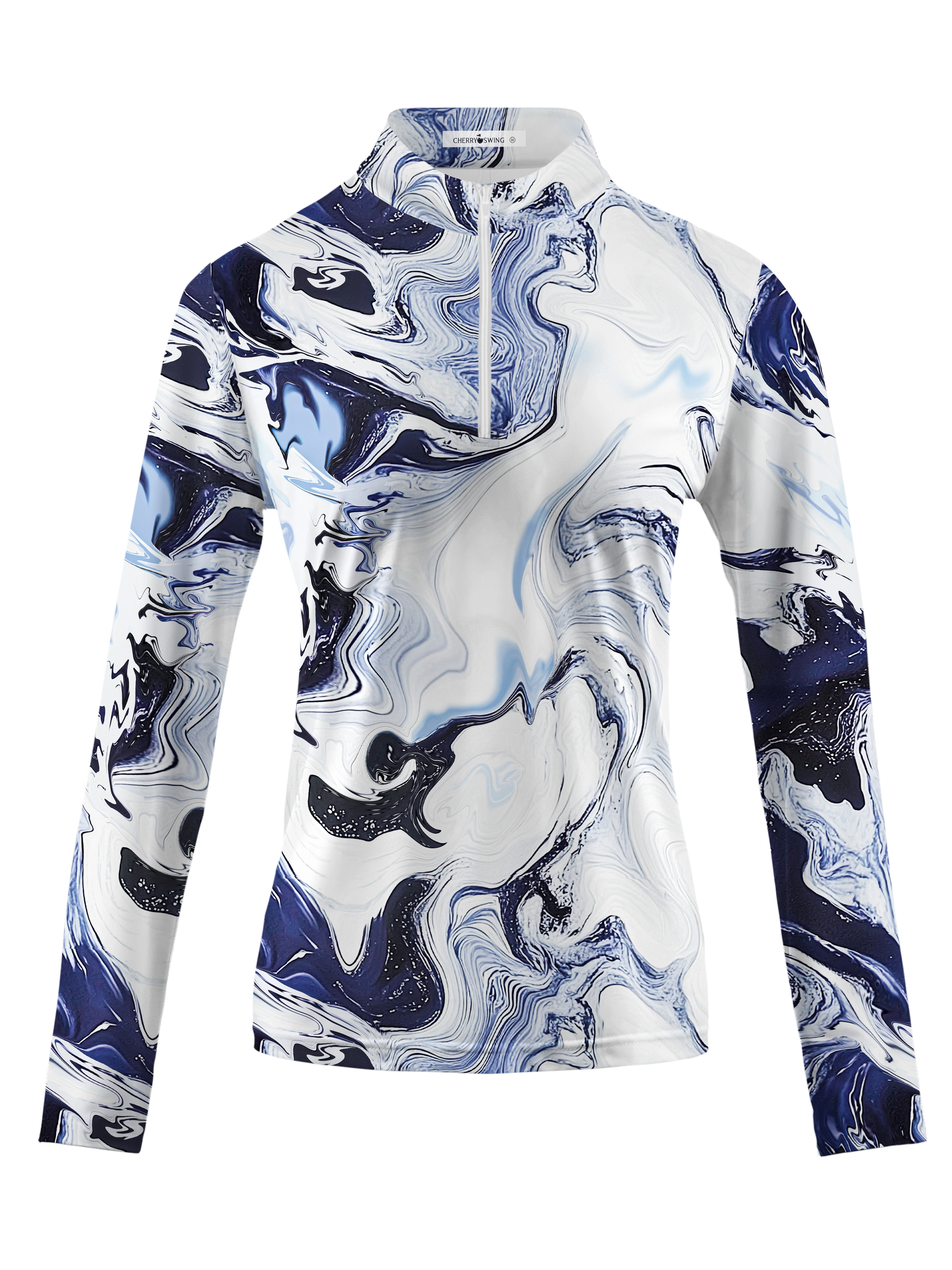 Cherryswing Women's Fluidity Energy Golf Long Sleeve Polo Shirt