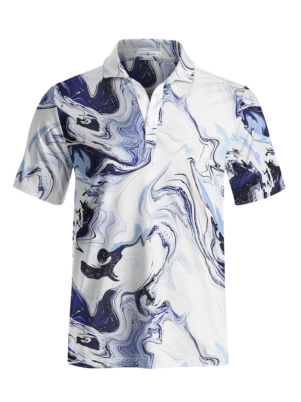 Cherryswing Fluidity Energy Men's Golf Short Sleeve Polos 