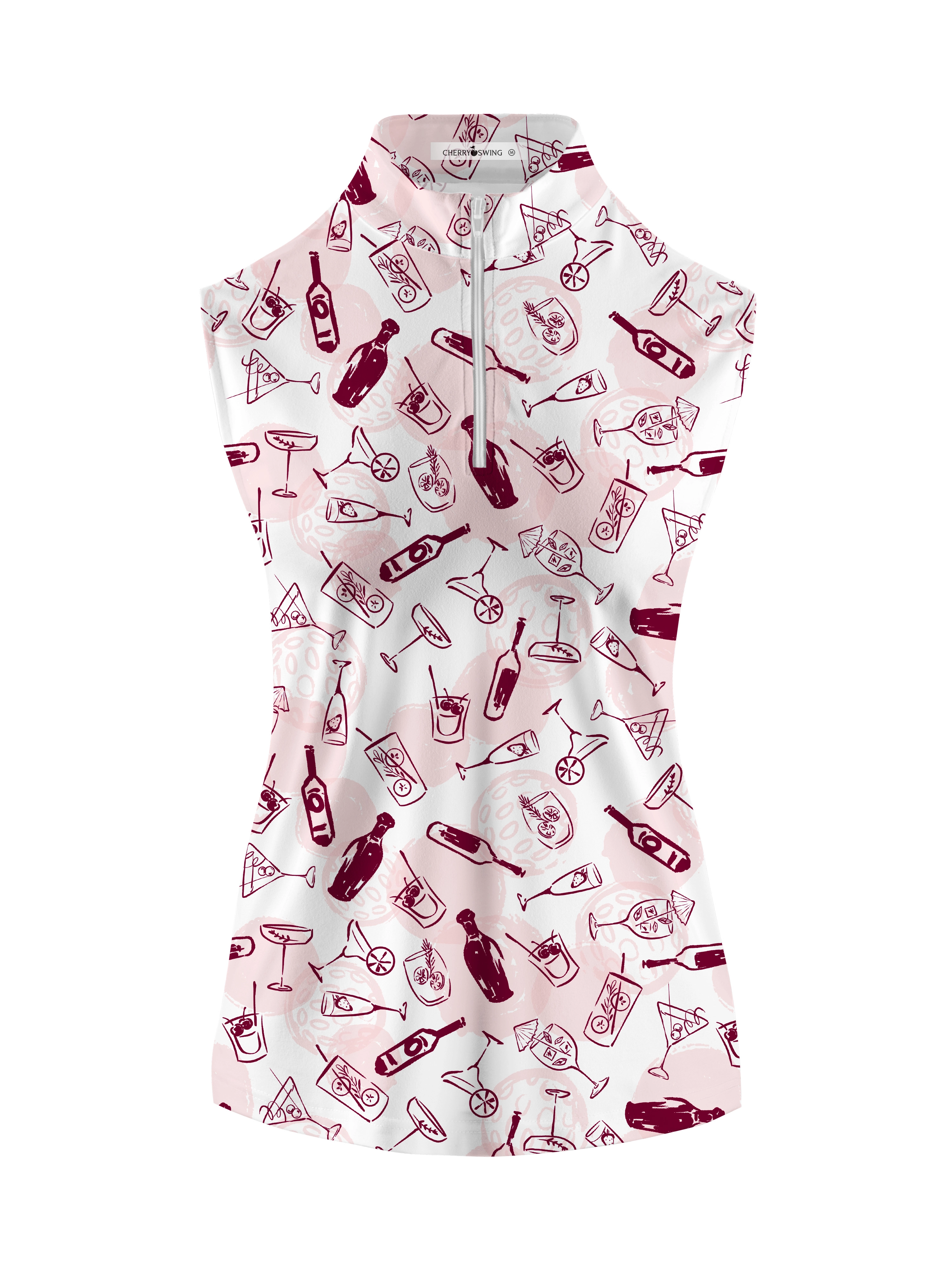 Cherryswing Women's Charm Golf Sleeveless Polo Shirt