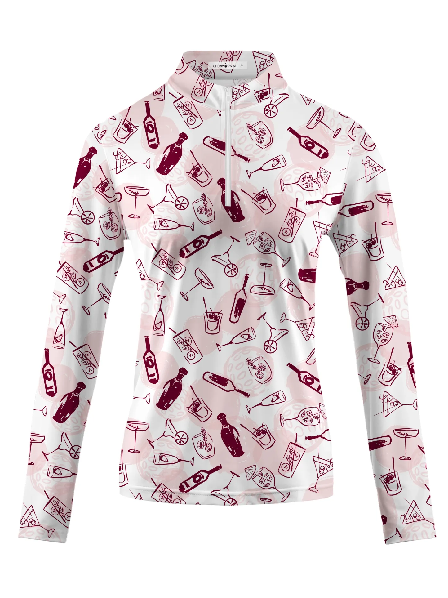 Cherryswing Women's Charm Golf Long Sleeve Polo Shirt