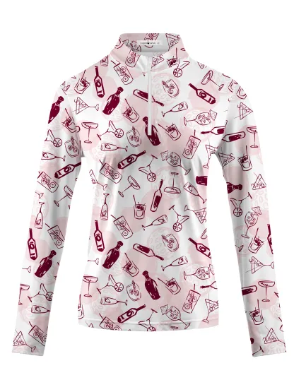 Cherryswing Women's Charm Golf Long Sleeve Polo Shirt