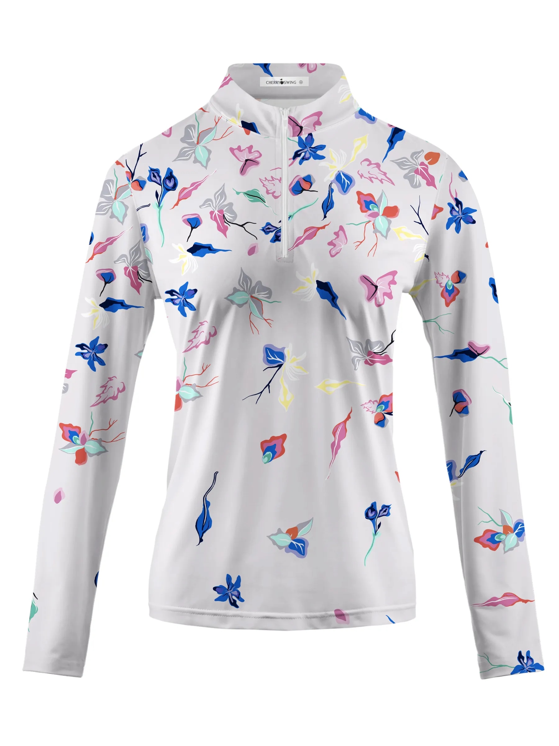 Cherryswing Women's Renewal and Growth Long Sleeve Polo Shirt