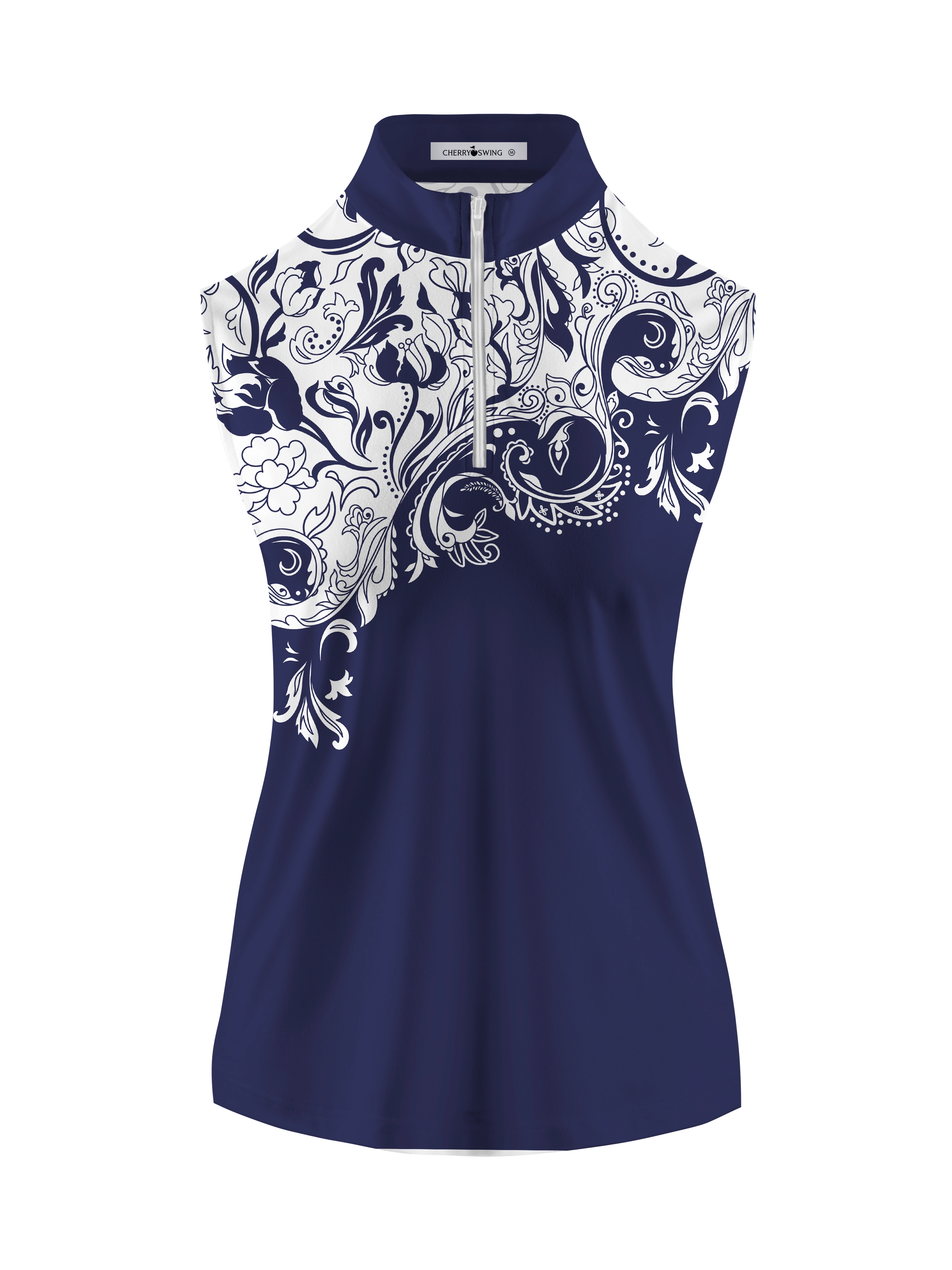 Cherryswing Women's Timeless Artistry Sleeveless Polo Shirt