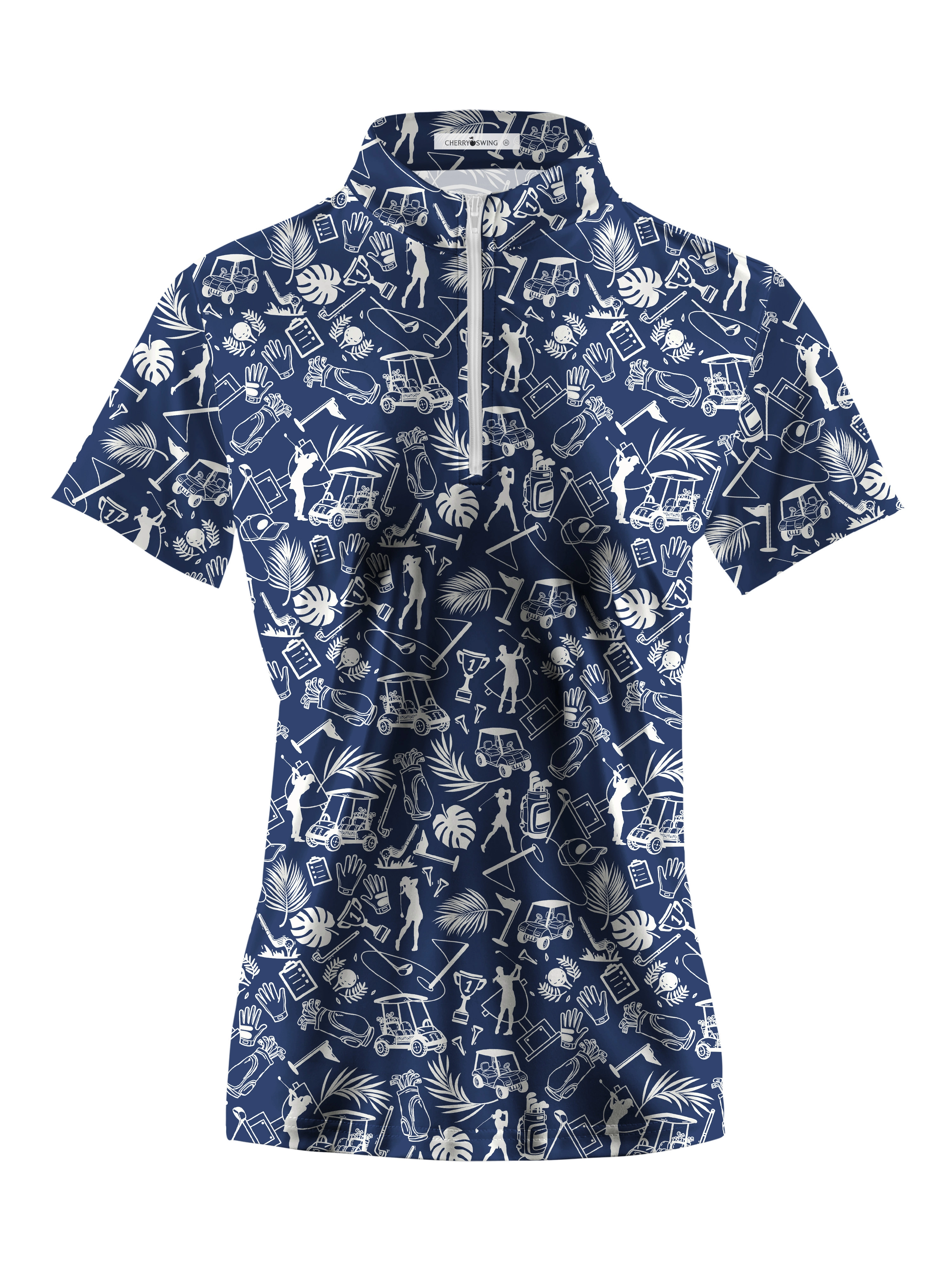 Cherryswing Women's Energy of Golf Short Sleeve Polos