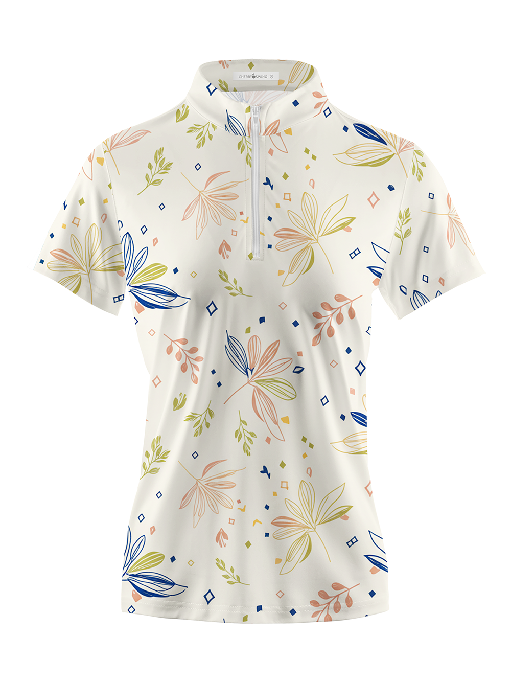 Cherryswing Women's Botanica Bloom Short Sleeve Polos