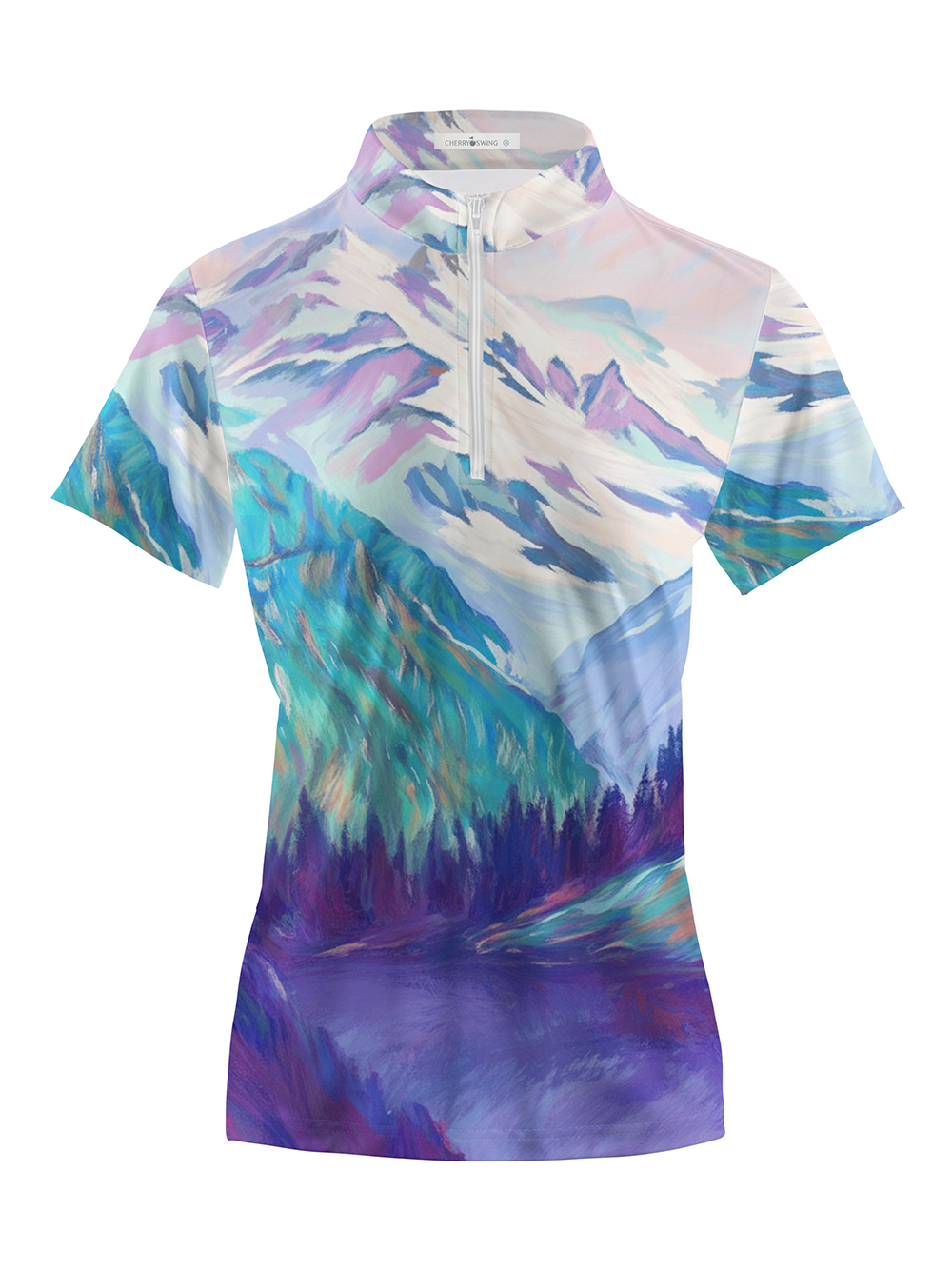 Cherryswing Women's Alpine Dusk Short Sleeve Polos