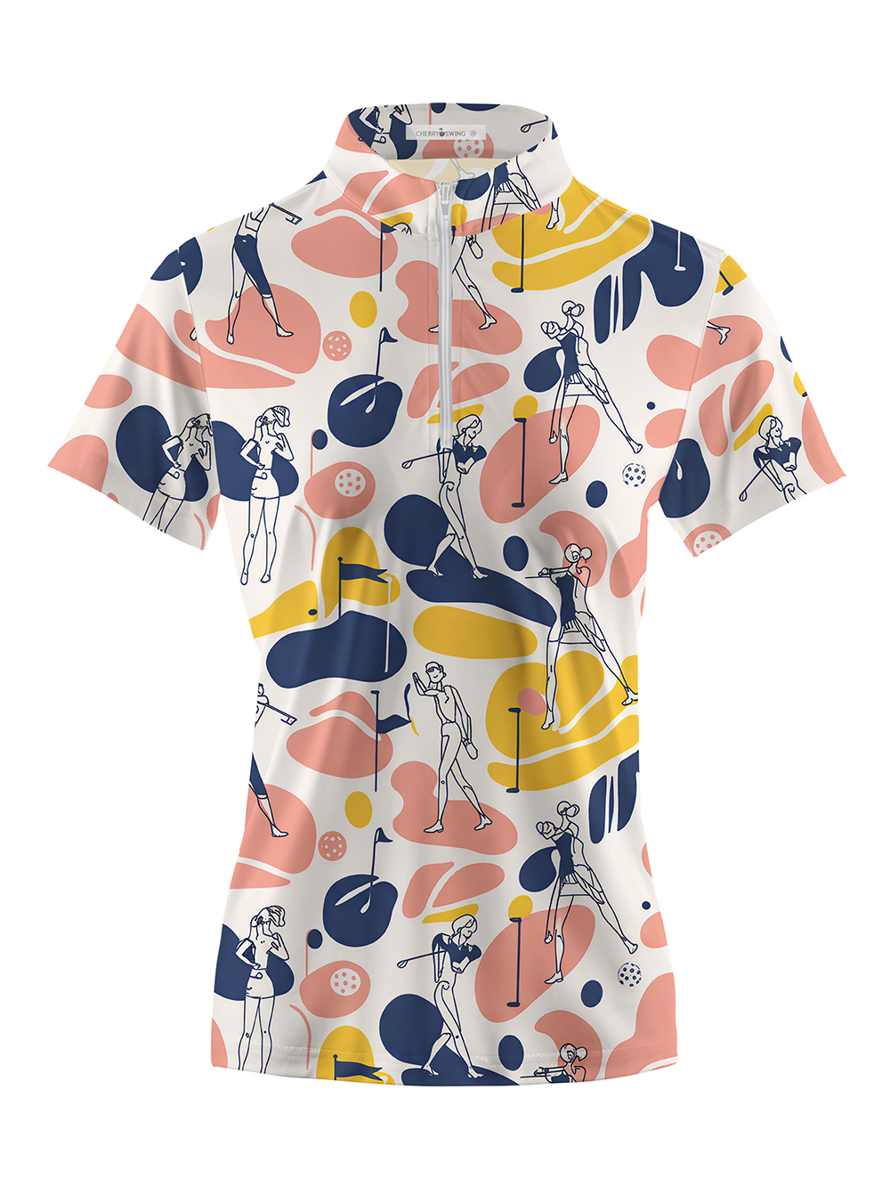 Cherryswing Women's Swing Muse Short Sleeve Polos