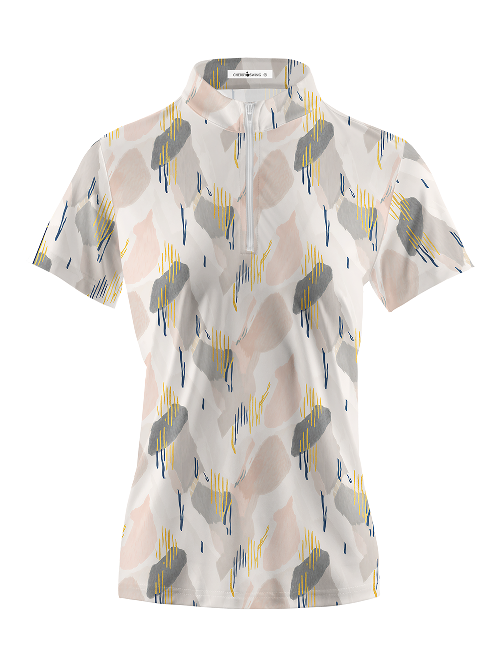 Cherryswing Women's Soft Stroke Short Sleeve Polos