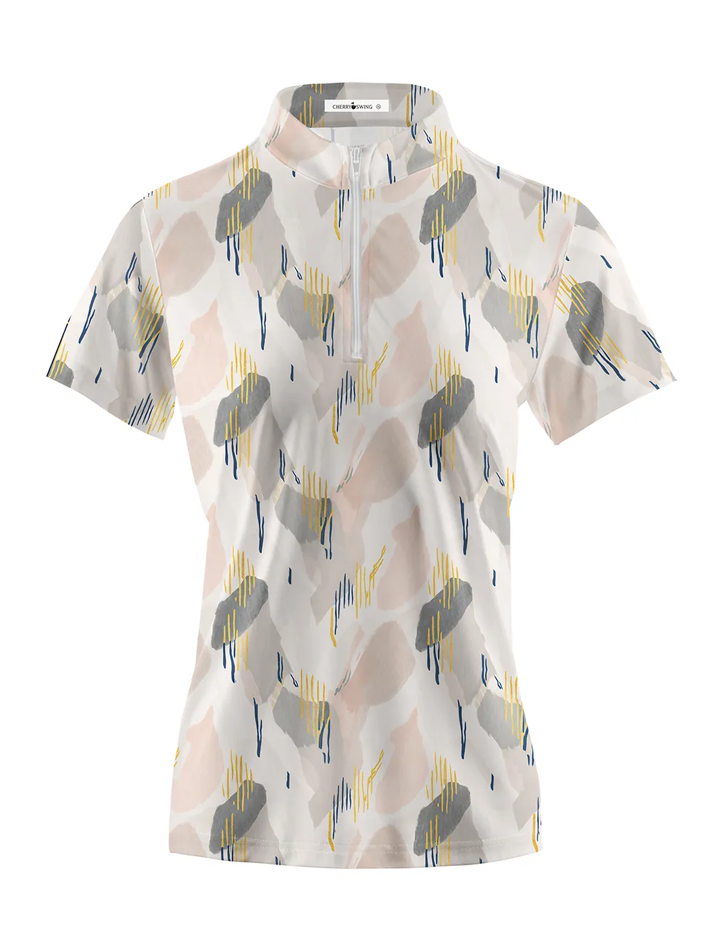 Cherryswing Women's Soft Stroke Short Sleeve Polos