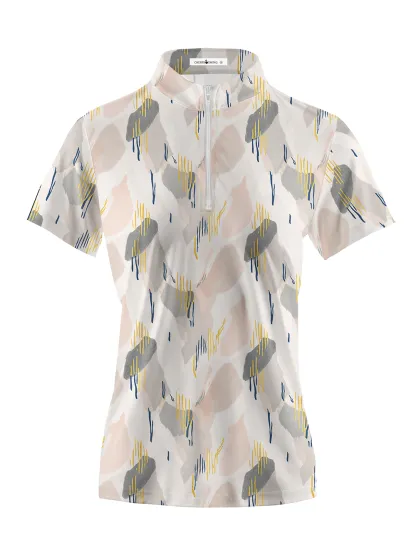 Cherryswing Women's Soft Stroke Short Sleeve Polos