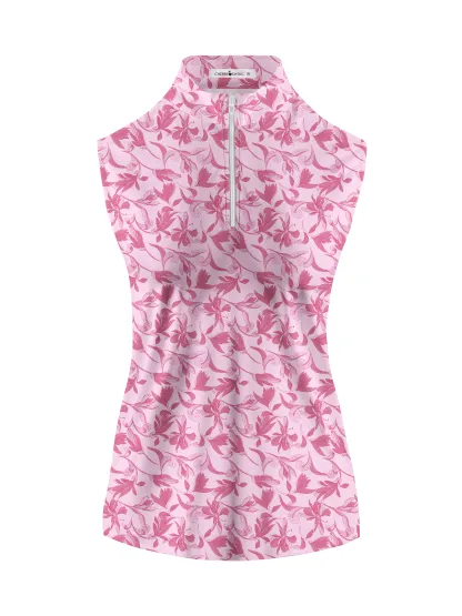 Cherryswing Women's Sleeveless Golf Polo Shirt