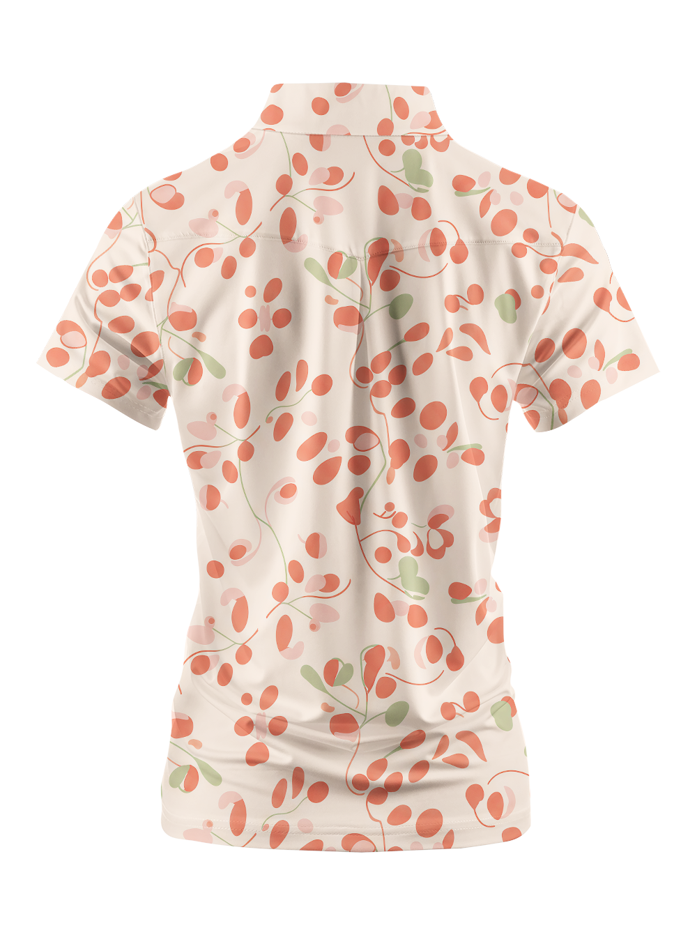 Cherryswing Women's Soft Terracotta Short Sleeve Polos