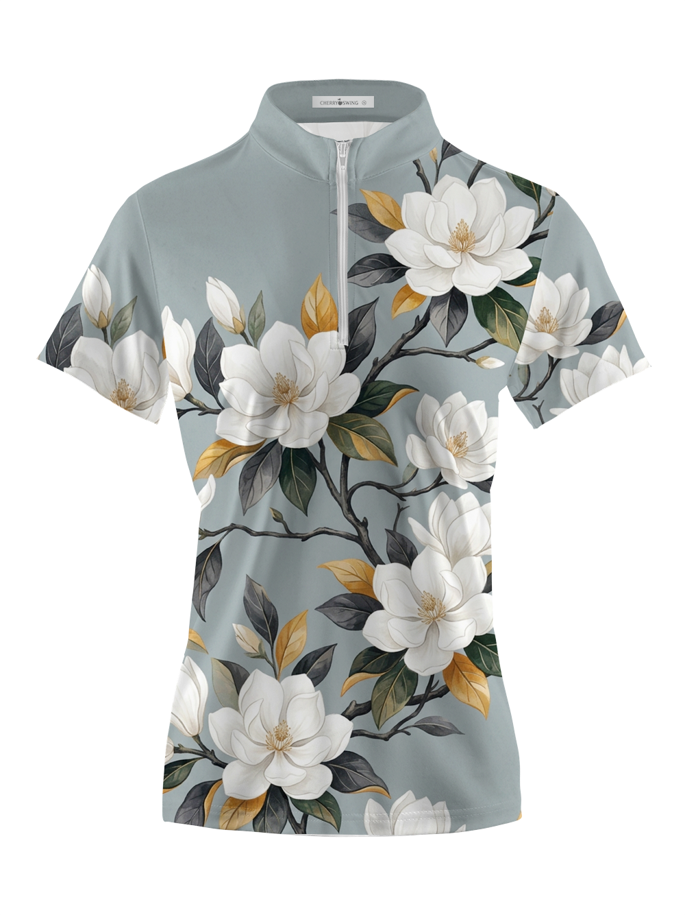 Cherryswing Women's Augusta White Short Sleeve Polos
