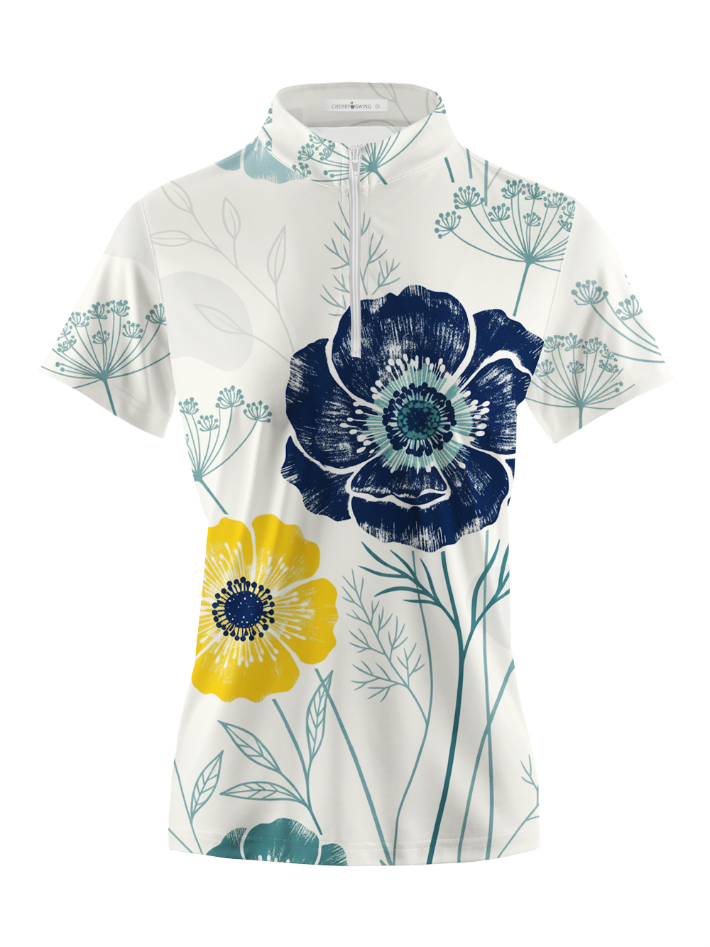 Cherryswing Women's Quiet Corners Short Sleeve Polos