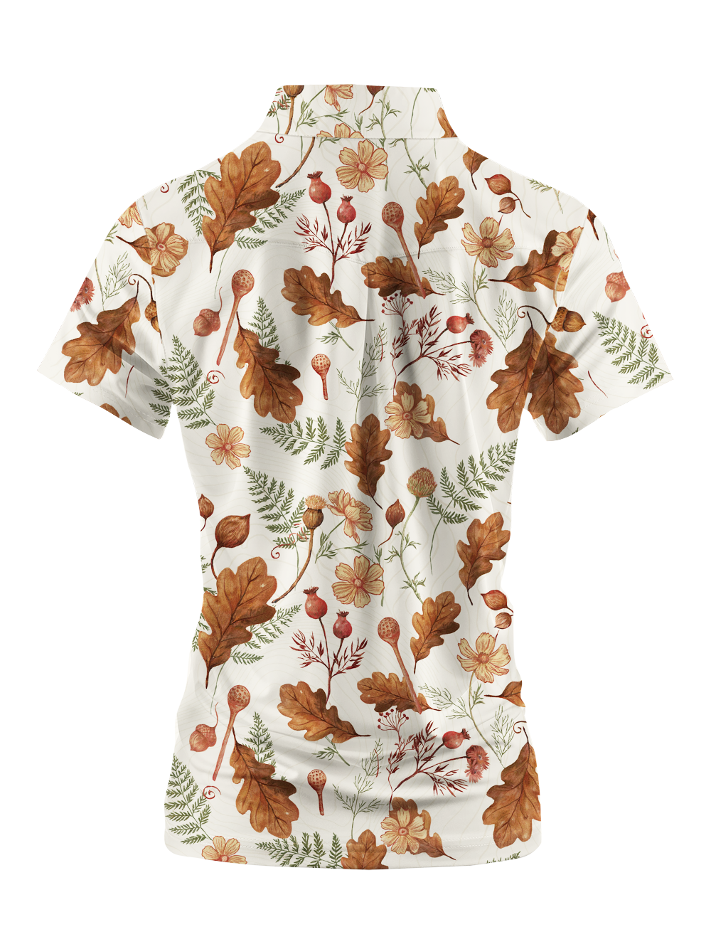 Cherryswing Women's Autumn Oak Links Short Sleeve Polos