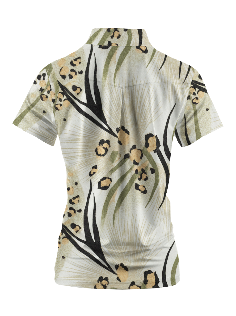 Cherryswing Women's Wild Greens Short Sleeve Polos