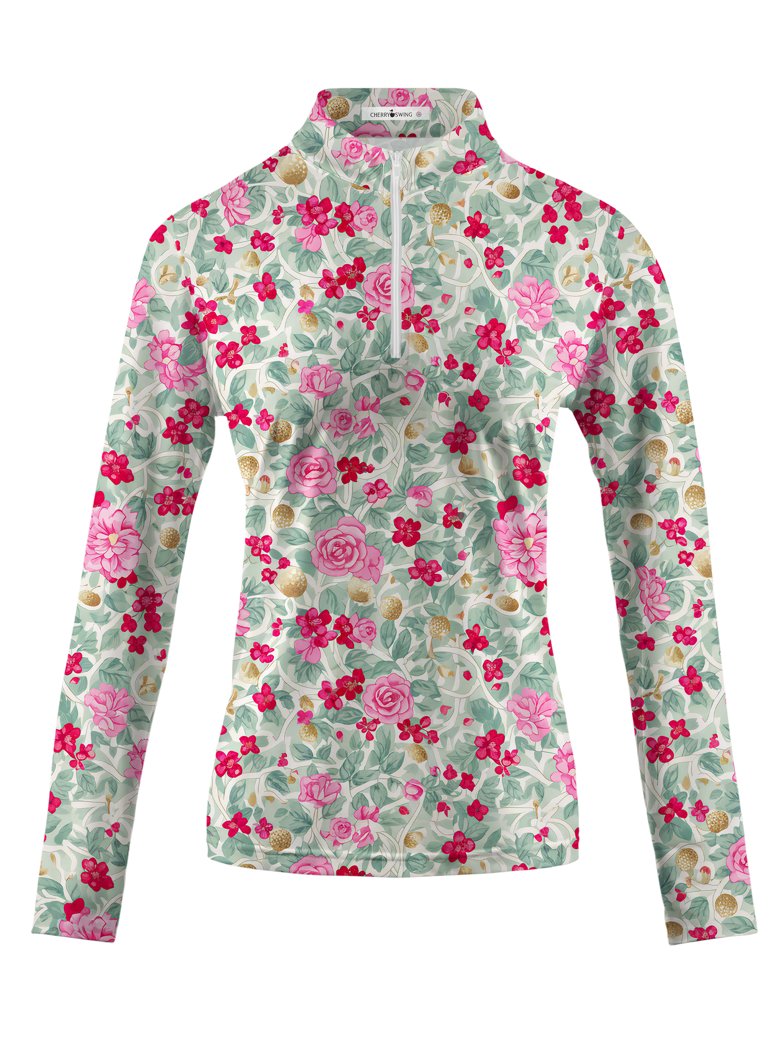 Cherryswing Women's Rose Haven Long Sleeve Golf Shirt