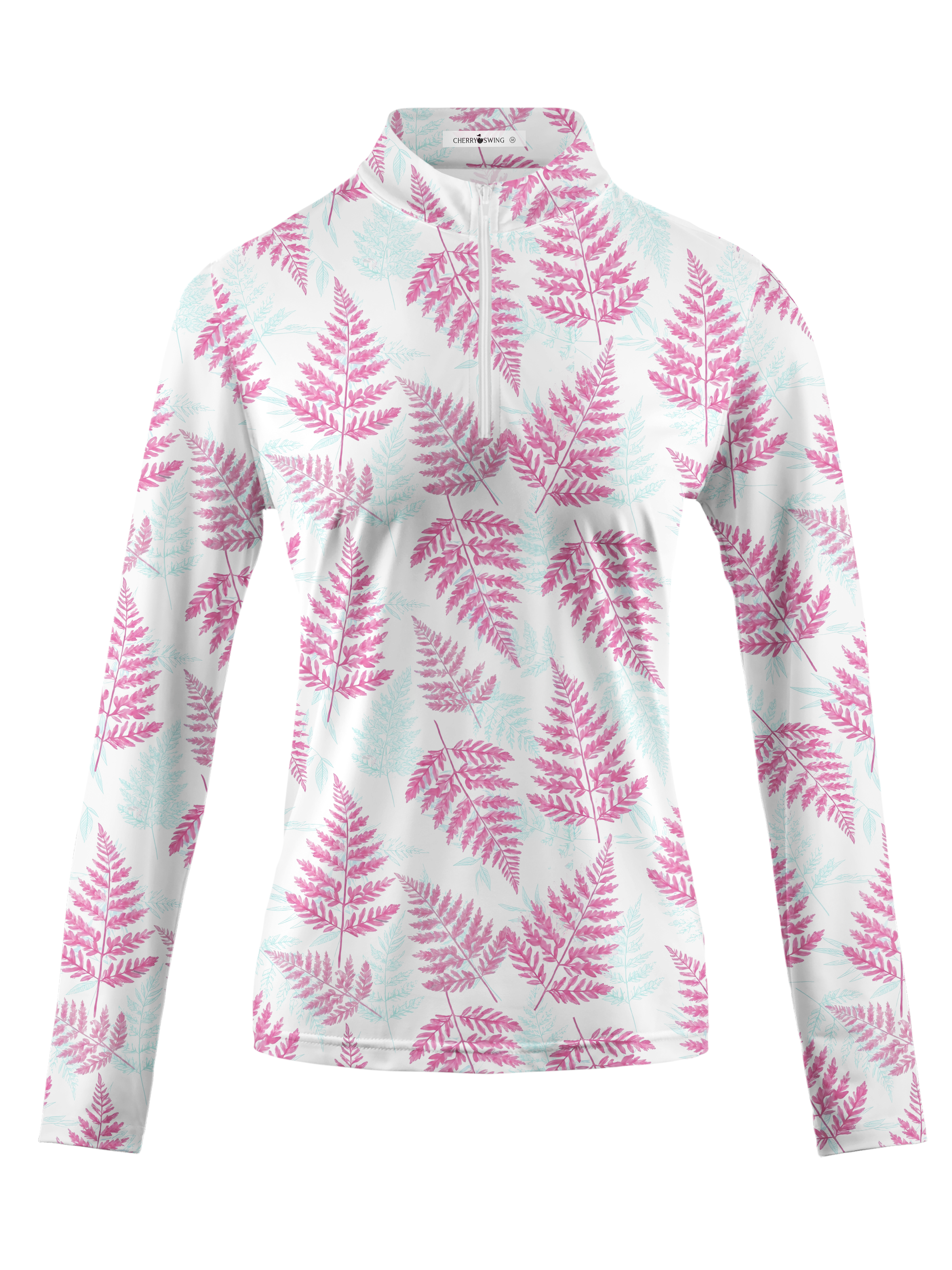 Cherryswing Women's Fern Canopy Long Sleeve Golf Shirt