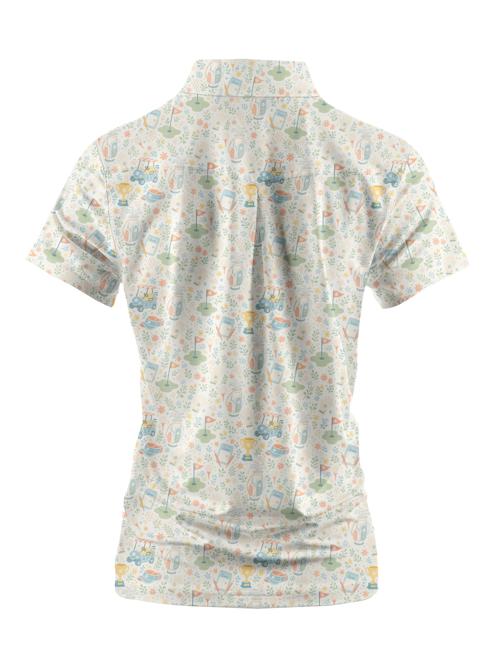 Cherryswing Women's Birdie Garden Short Sleeve Golf Shirt