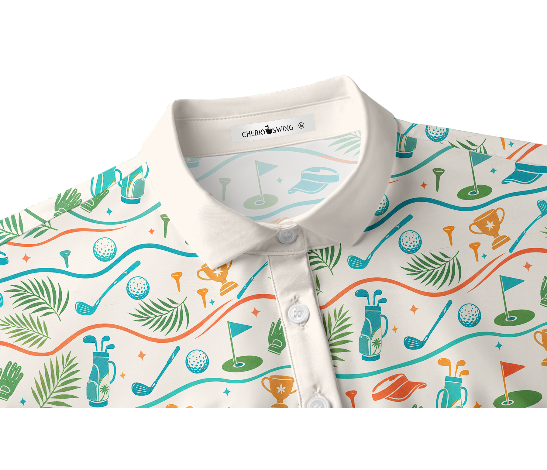 Cherryswing Women's Island Links Short Sleeve Golf Shirt