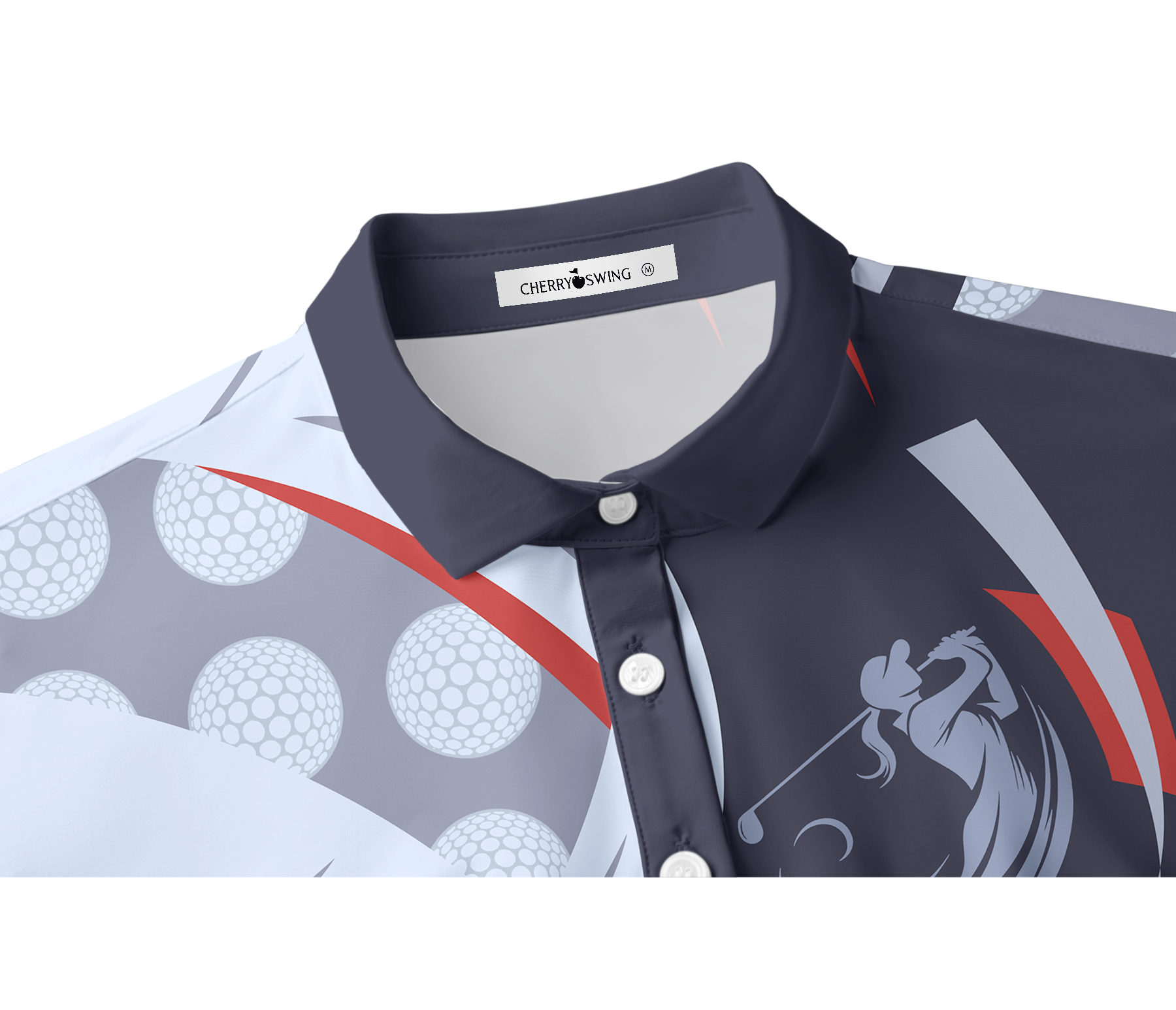 Cherryswing Women's Power Arc Short Sleeve Golf Shirt