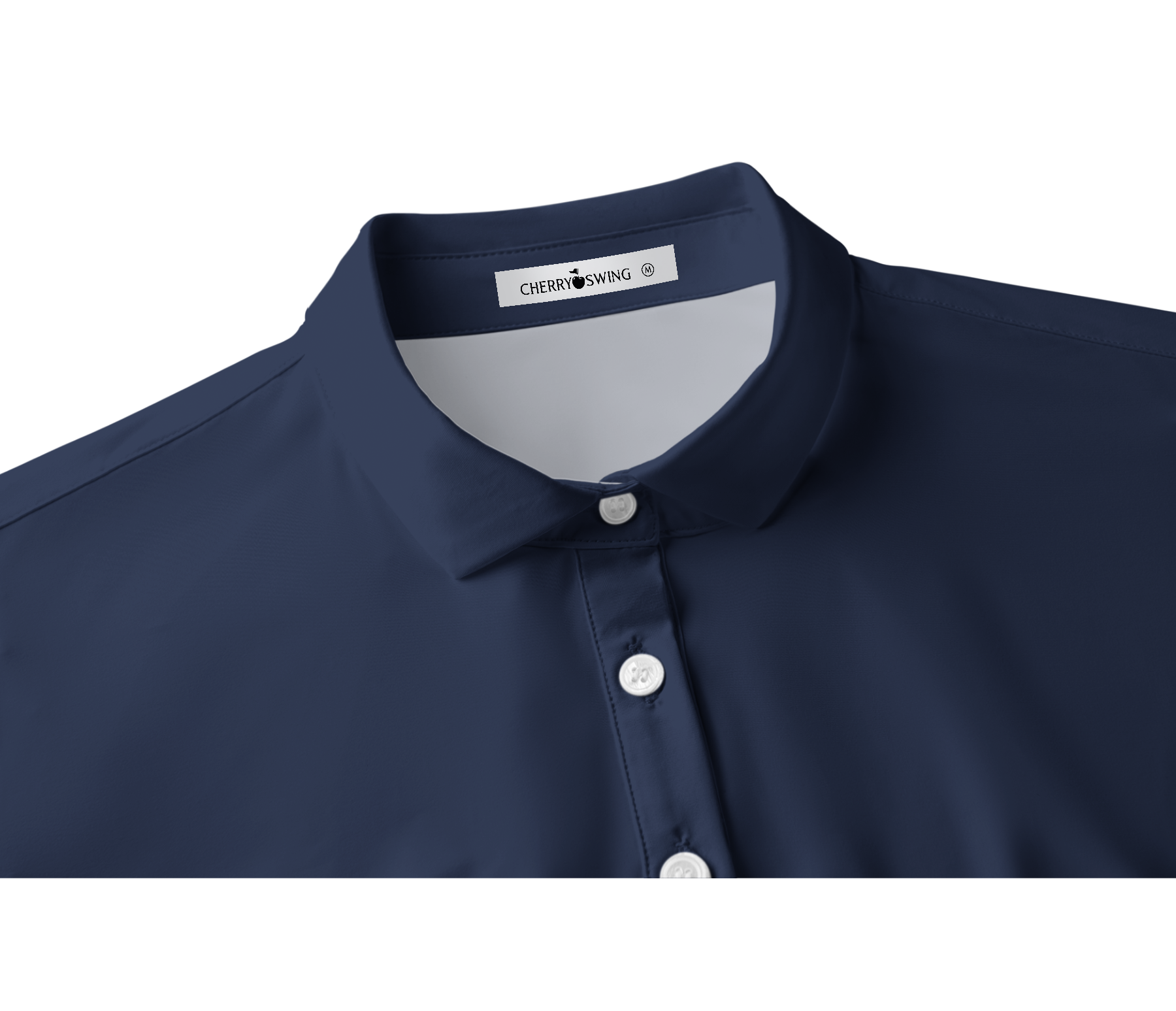 Cherryswing Women's Classic Navy Short Sleeve Golf Shirt