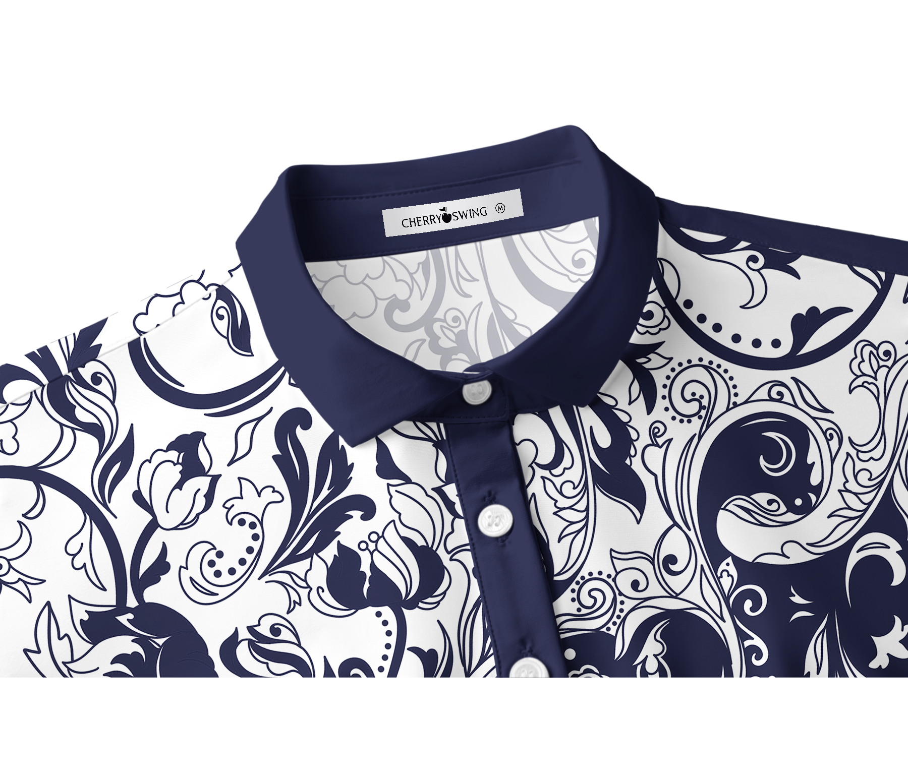 Cherryswing Women's Timeless Artistry Short Sleeve Golf Shirt