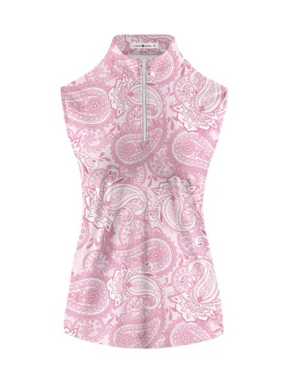 Cherryswing Sleeveless Golf Polo Shirt for Women