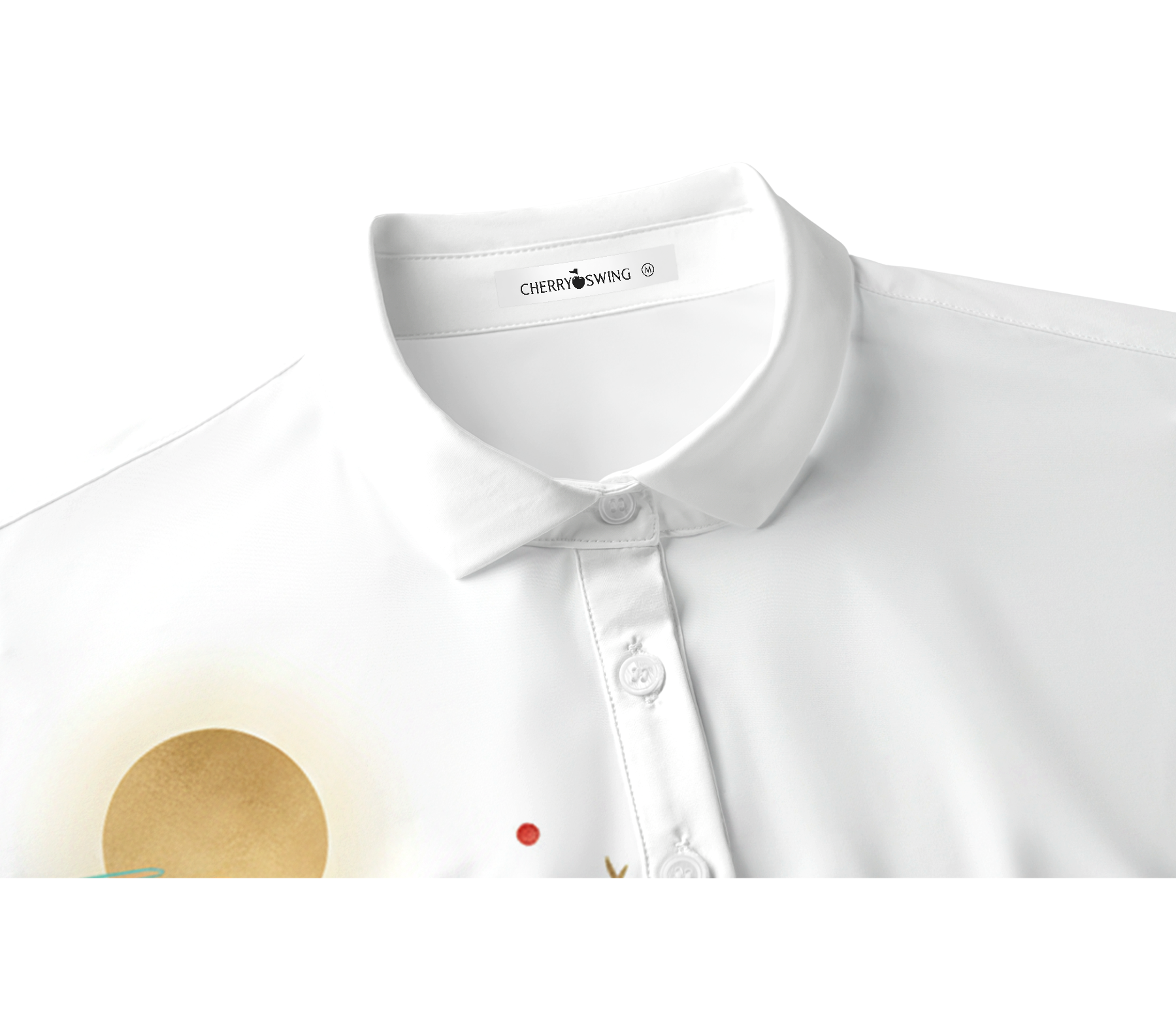 Cherryswing Women's Sunset Putt Short Sleeve Golf Shirt