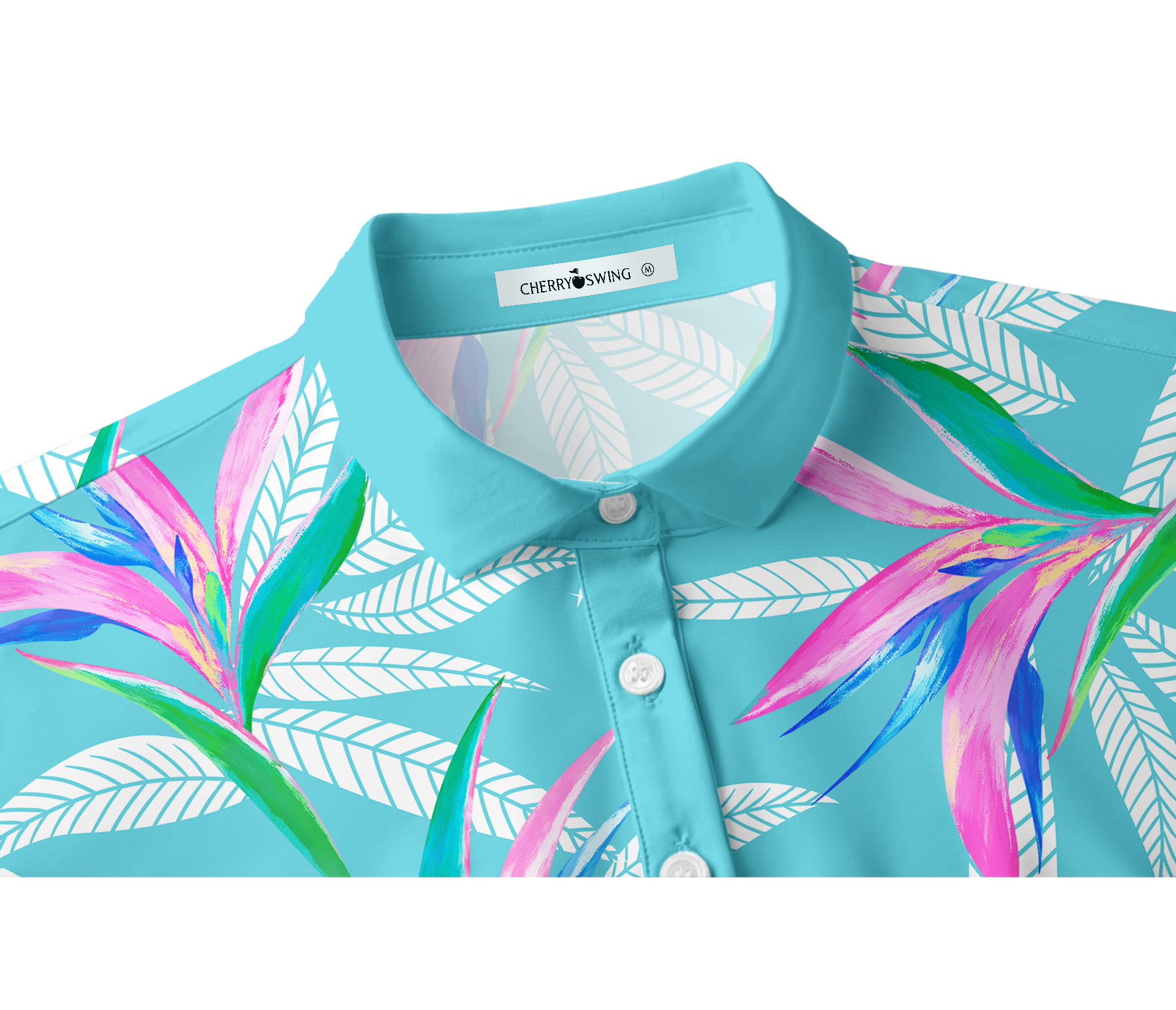 Cherryswing Women's Beauty of Nature Short Sleeve Golf Shirt