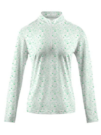 Cherryswing Women's Long Sleeve Golf Polo Shirt