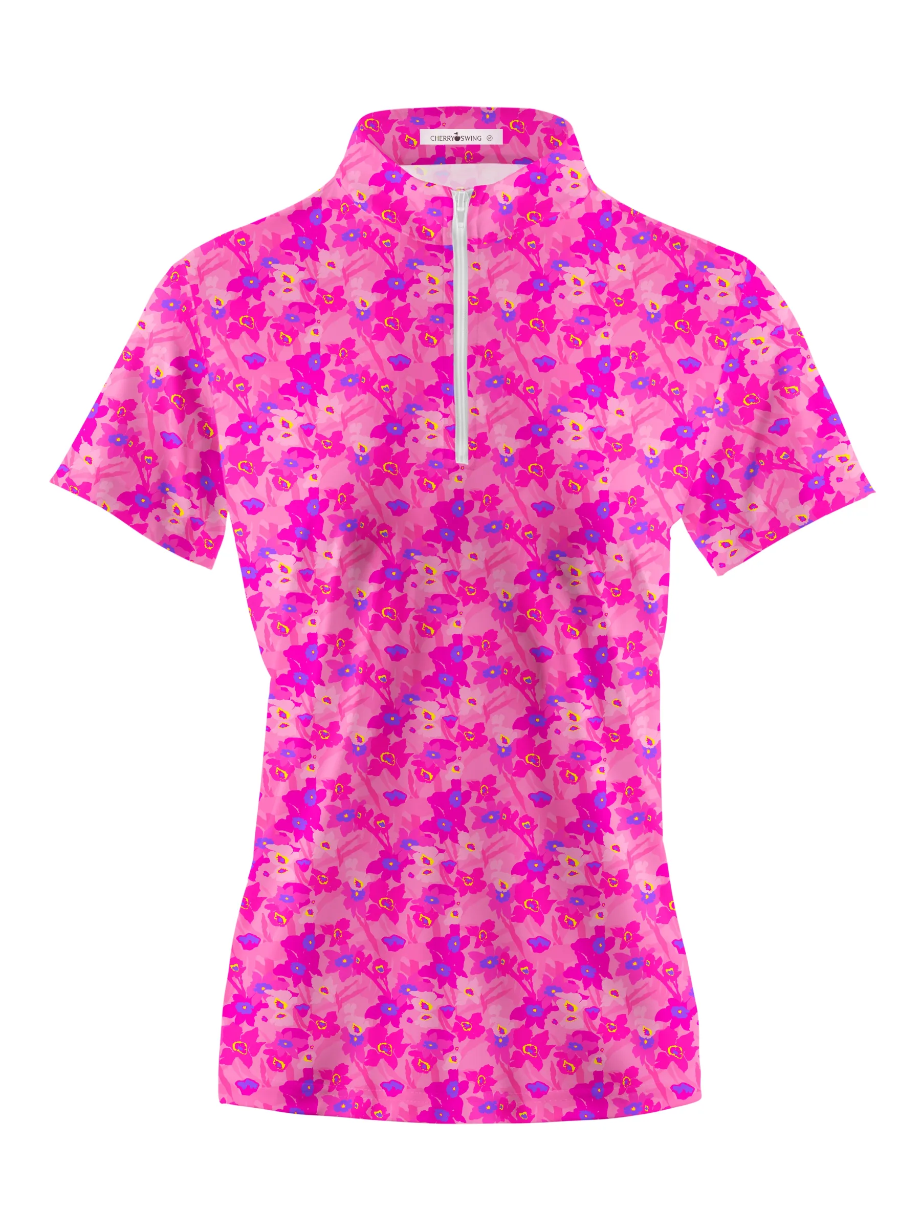Cherryswing Women's Vibrant Spring Short Sleeve Polos
