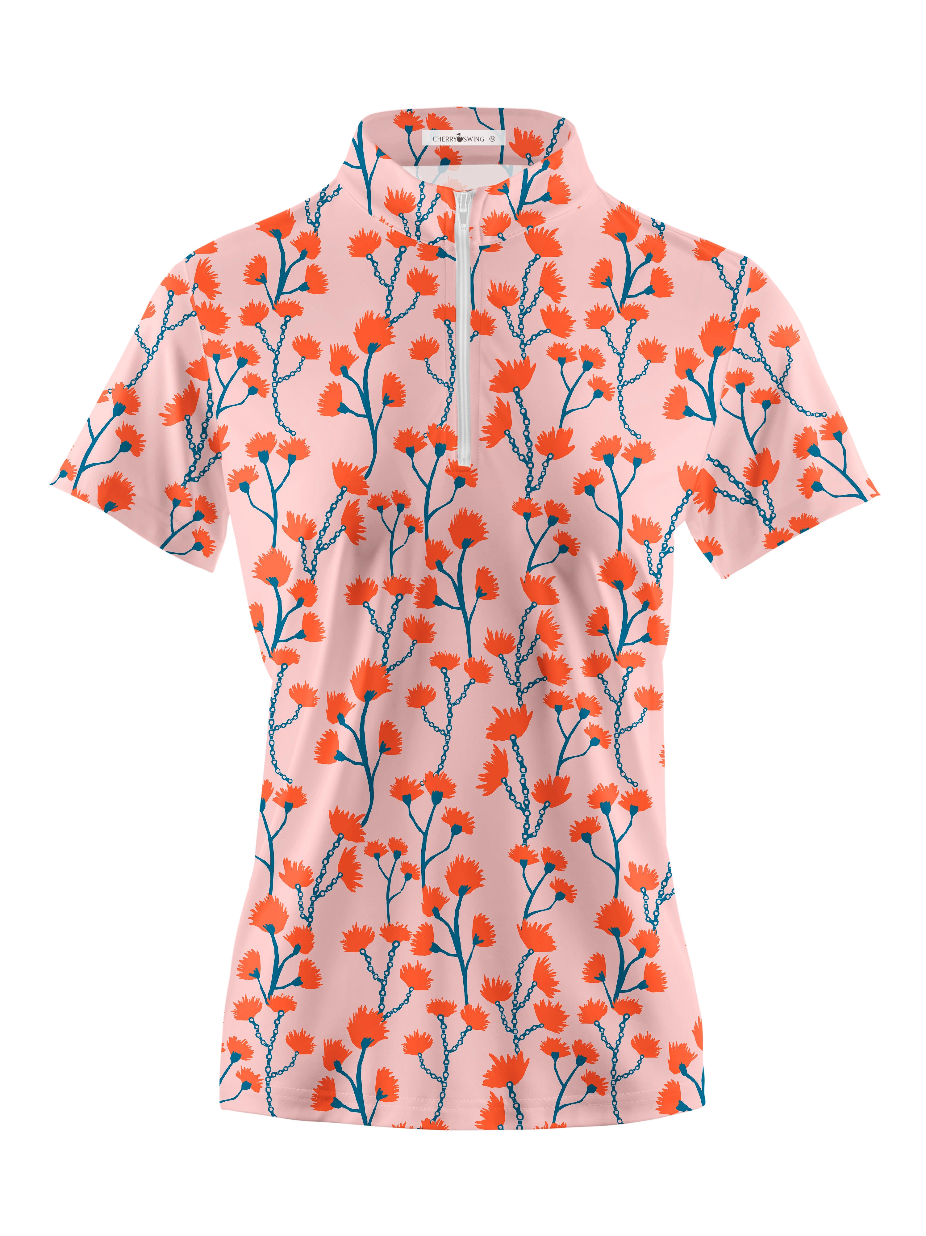 Cherryswing Women's Summer Field Short Sleeve Polos