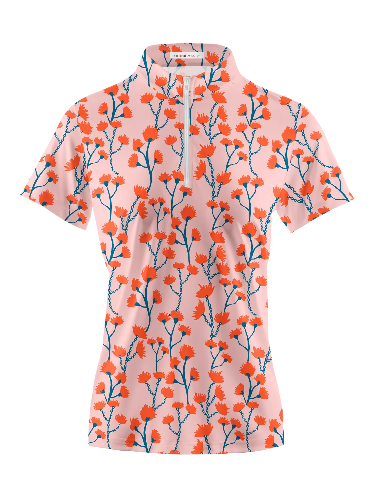 Cherryswing Women's Summer Field Short Sleeve Polos