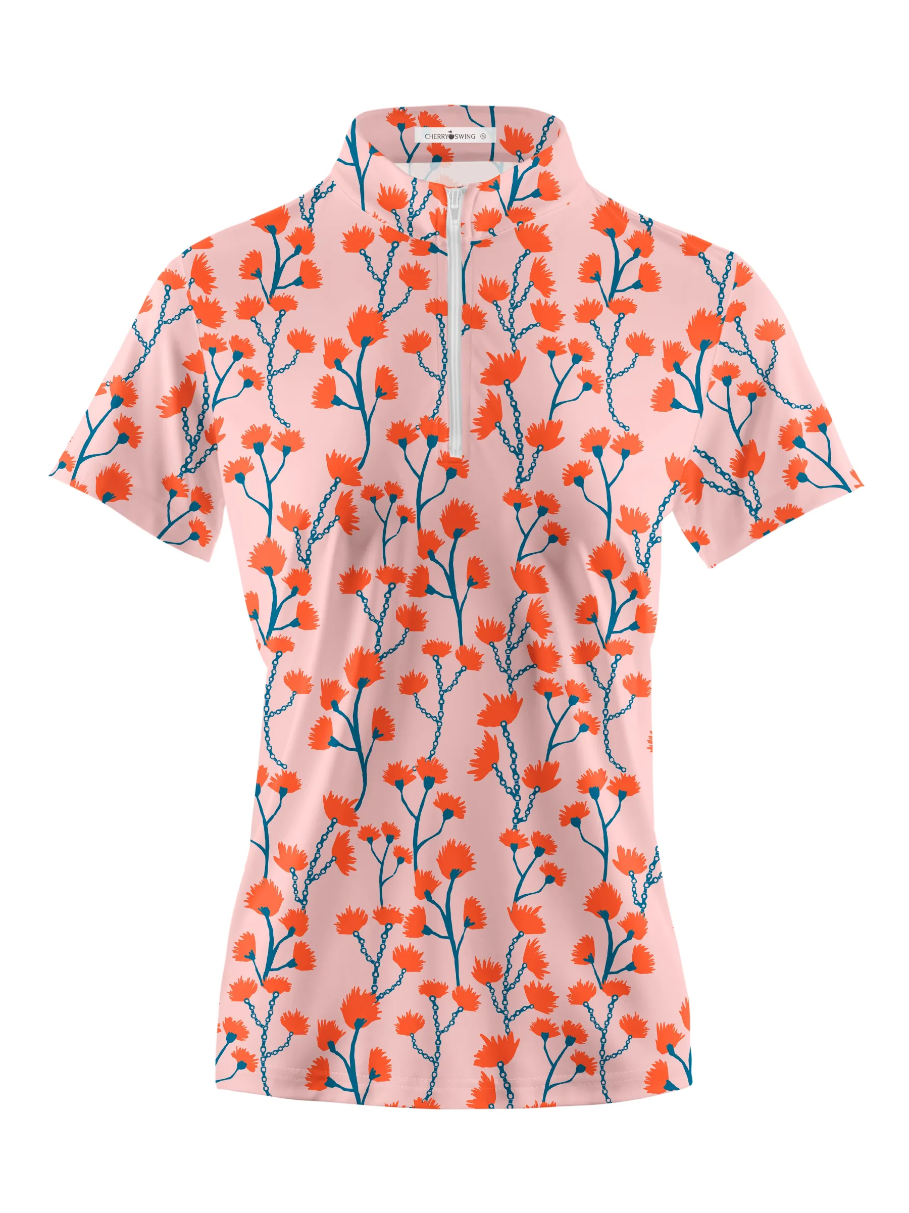 Cherryswing Women's Summer Field Short Sleeve Polos