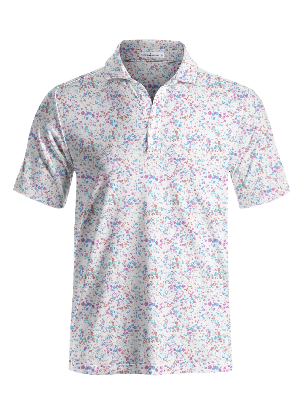 Cherryswing Ink Splash Men's Polo Shirt
