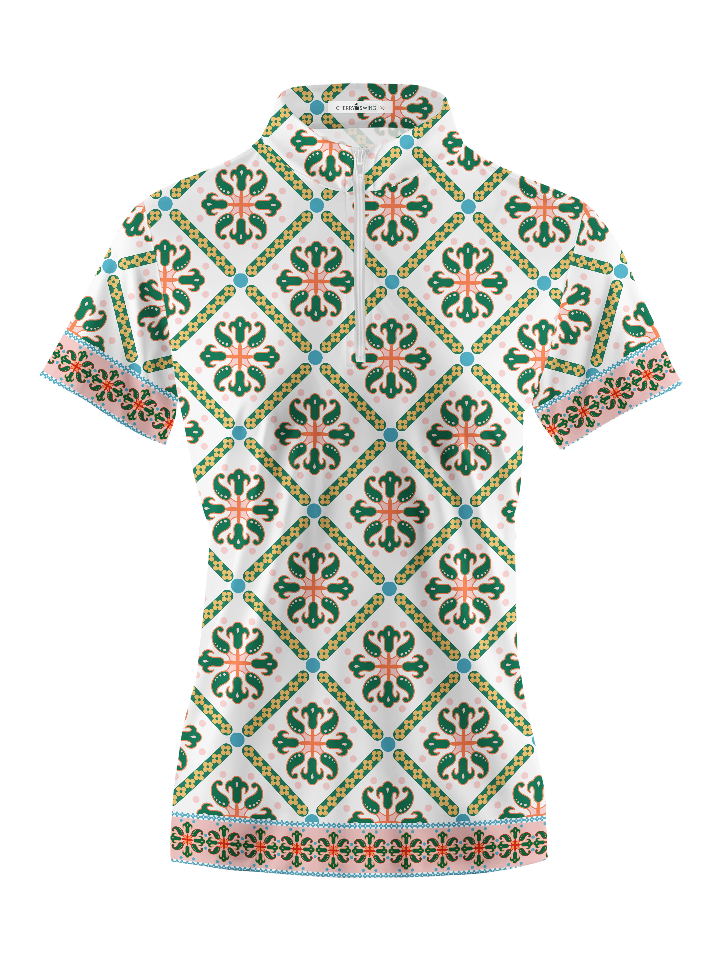 Cherryswing Women's Traditional Charm Short Sleeve Polos