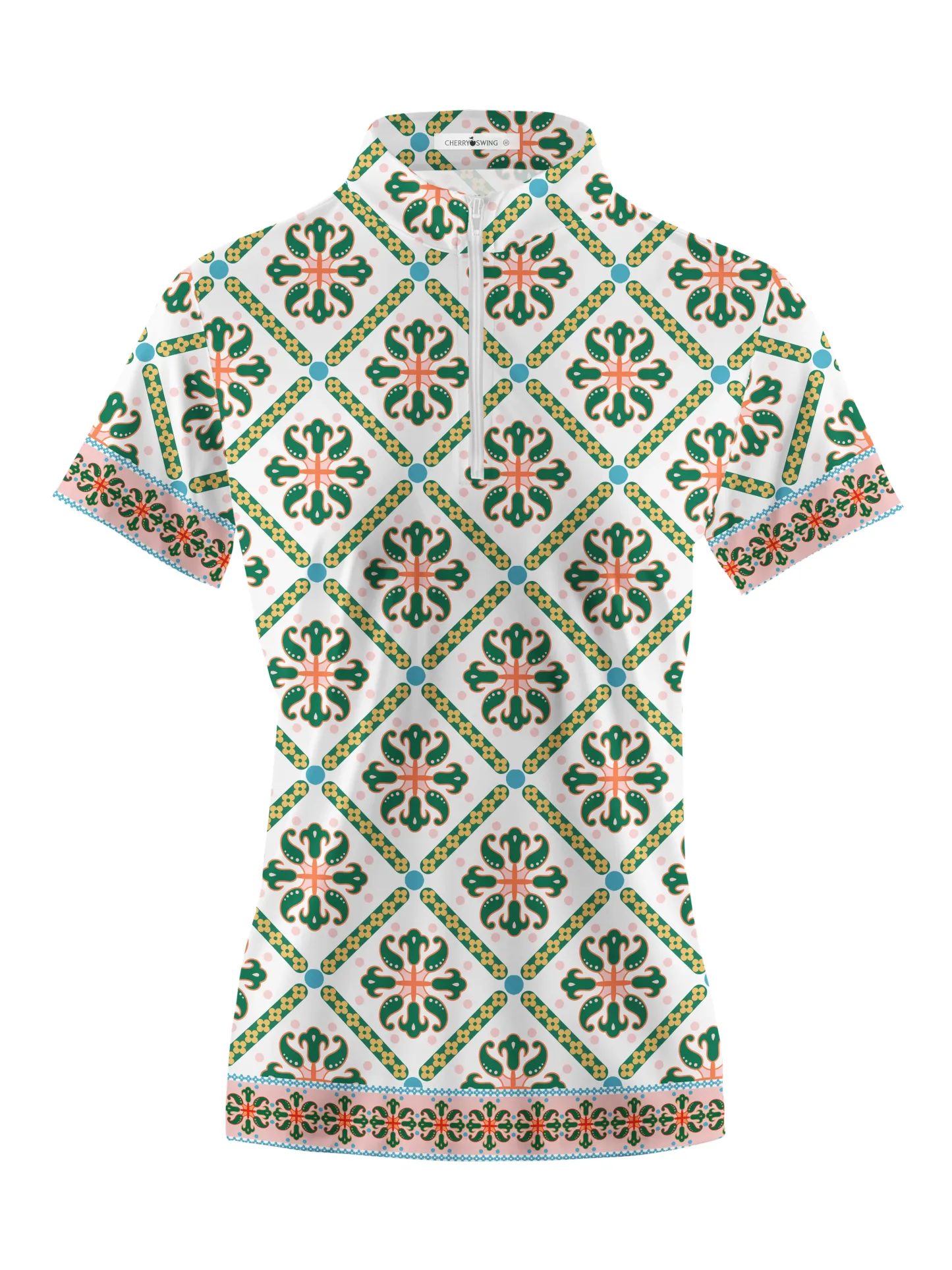 Cherryswing Women's Traditional Charm Short Sleeve Polos