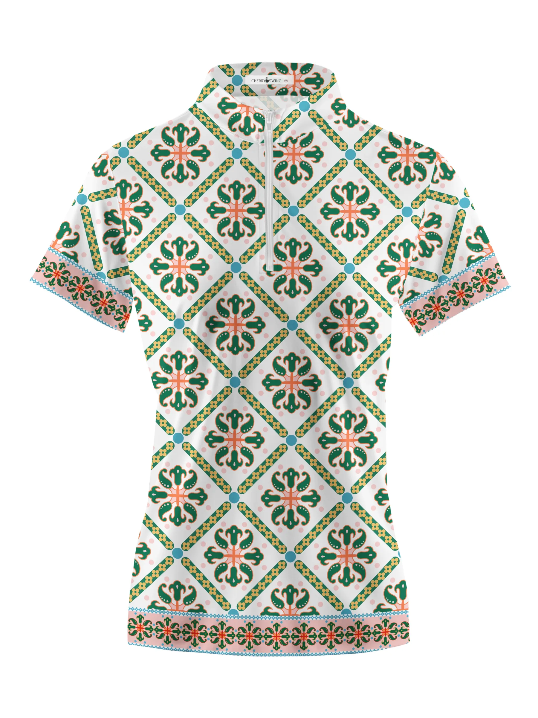 Cherryswing Women's Traditional Charm Short Sleeve Polos