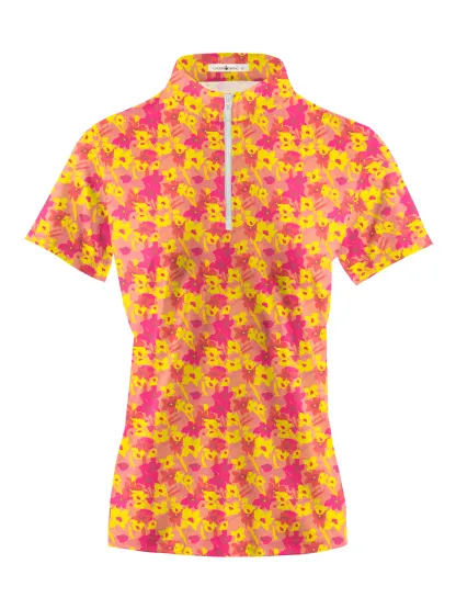 Cherryswing Women's Vibrant Spring Short Sleeve Polos