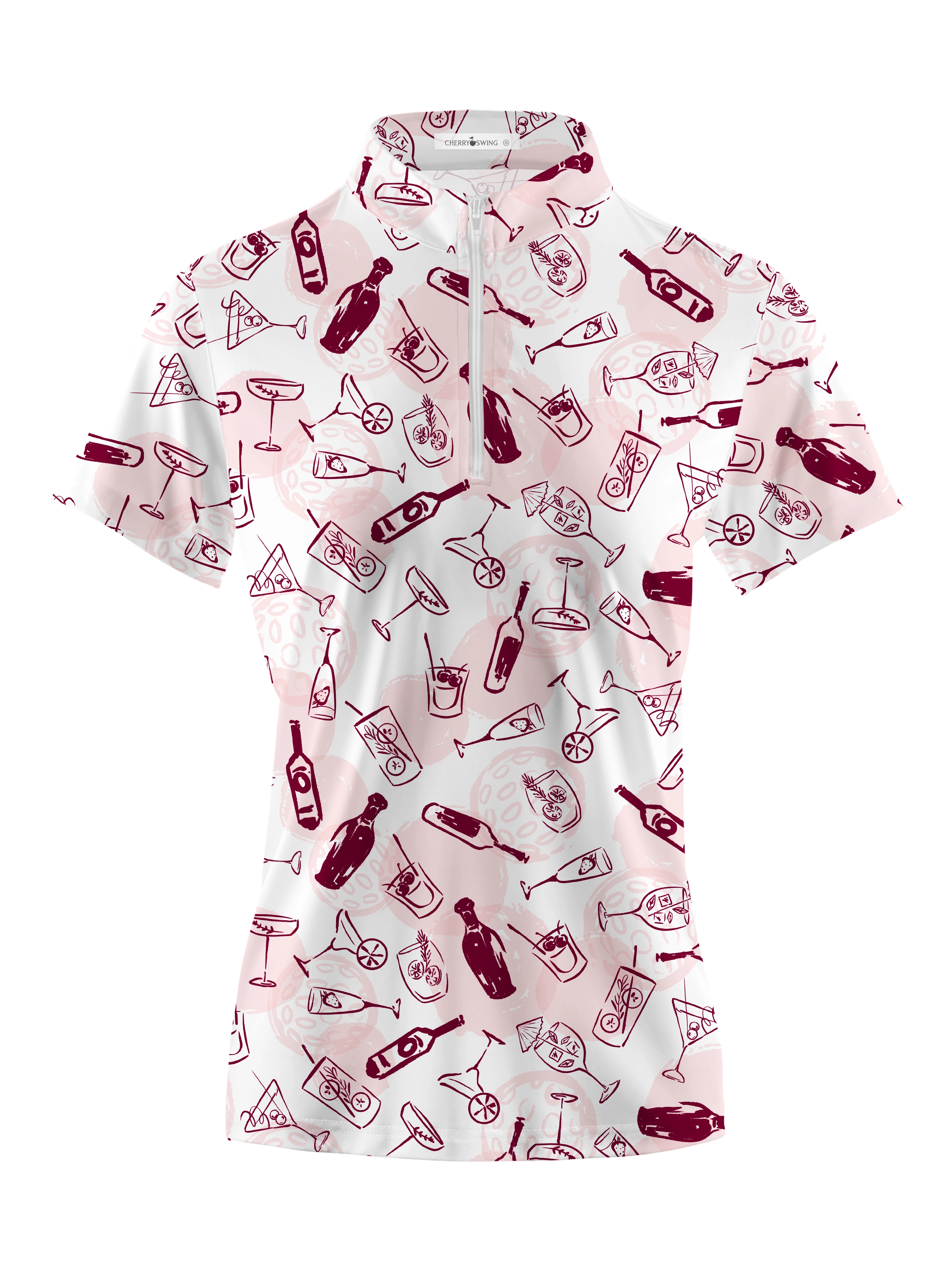 Cherryswing Women's American Flair Short Sleeve Polos