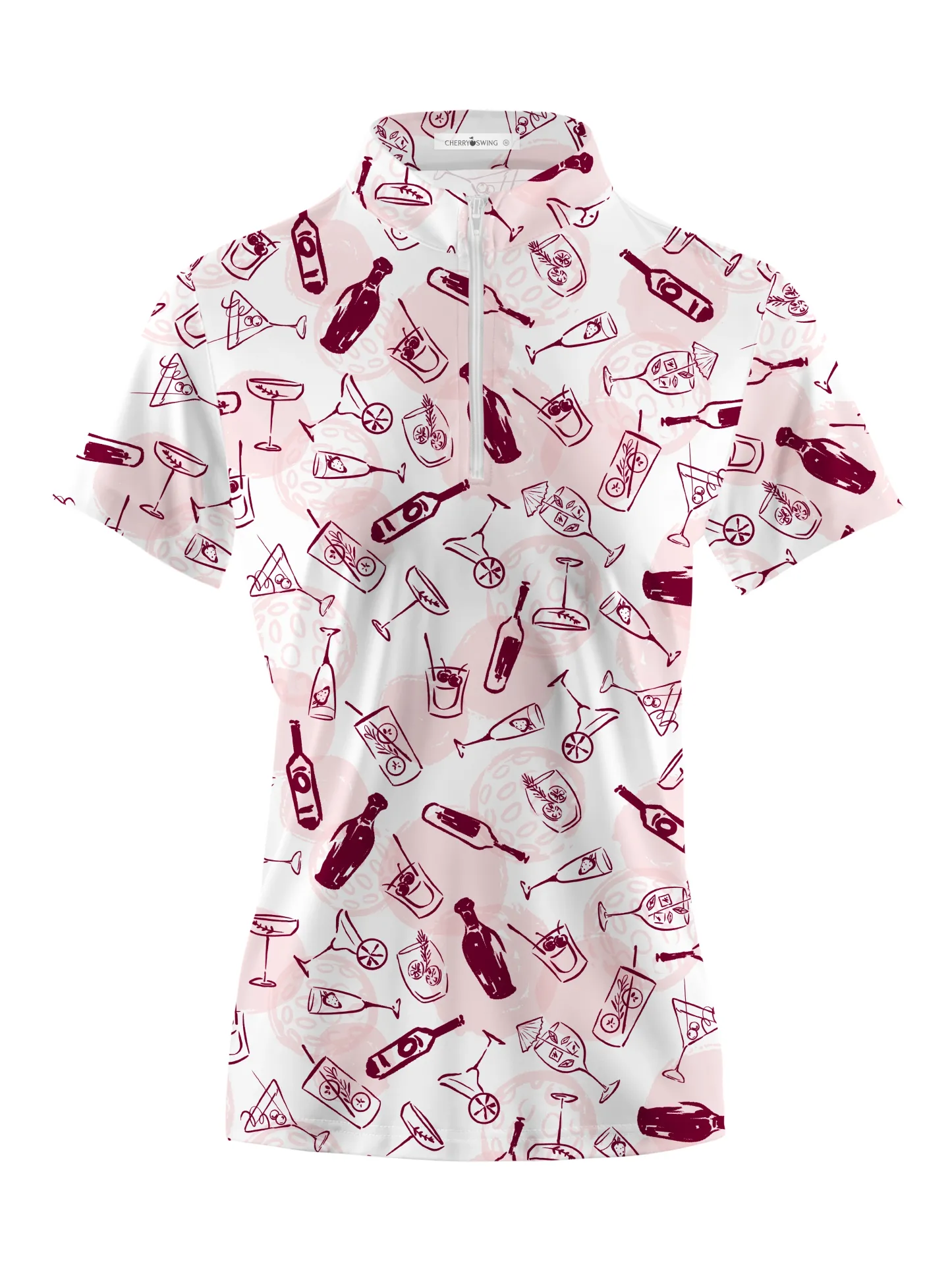 Cherryswing Women's American Flair Short Sleeve Polos