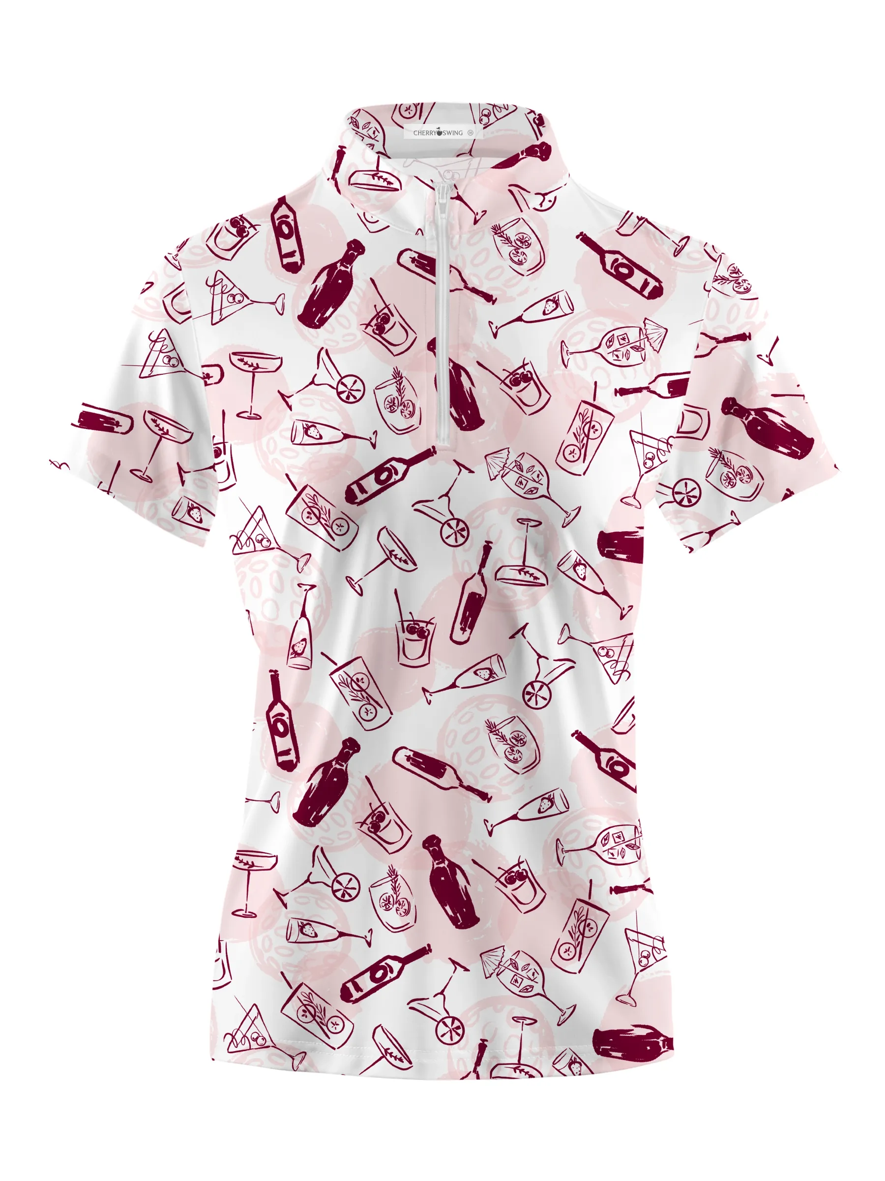 Cherryswing Women's American Flair Short Sleeve Polos