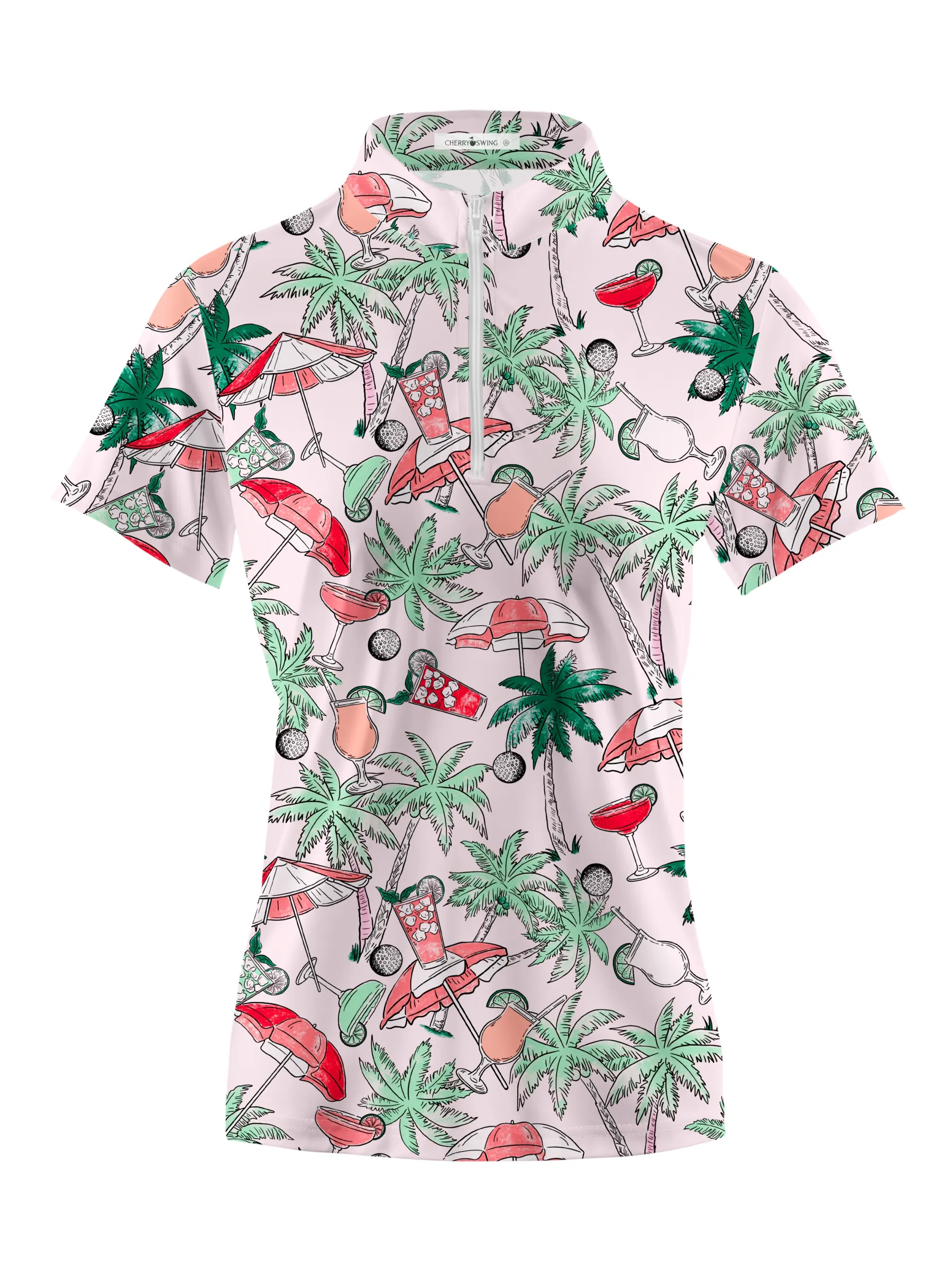 Cherryswing Women's American Flair Short Sleeve Polos