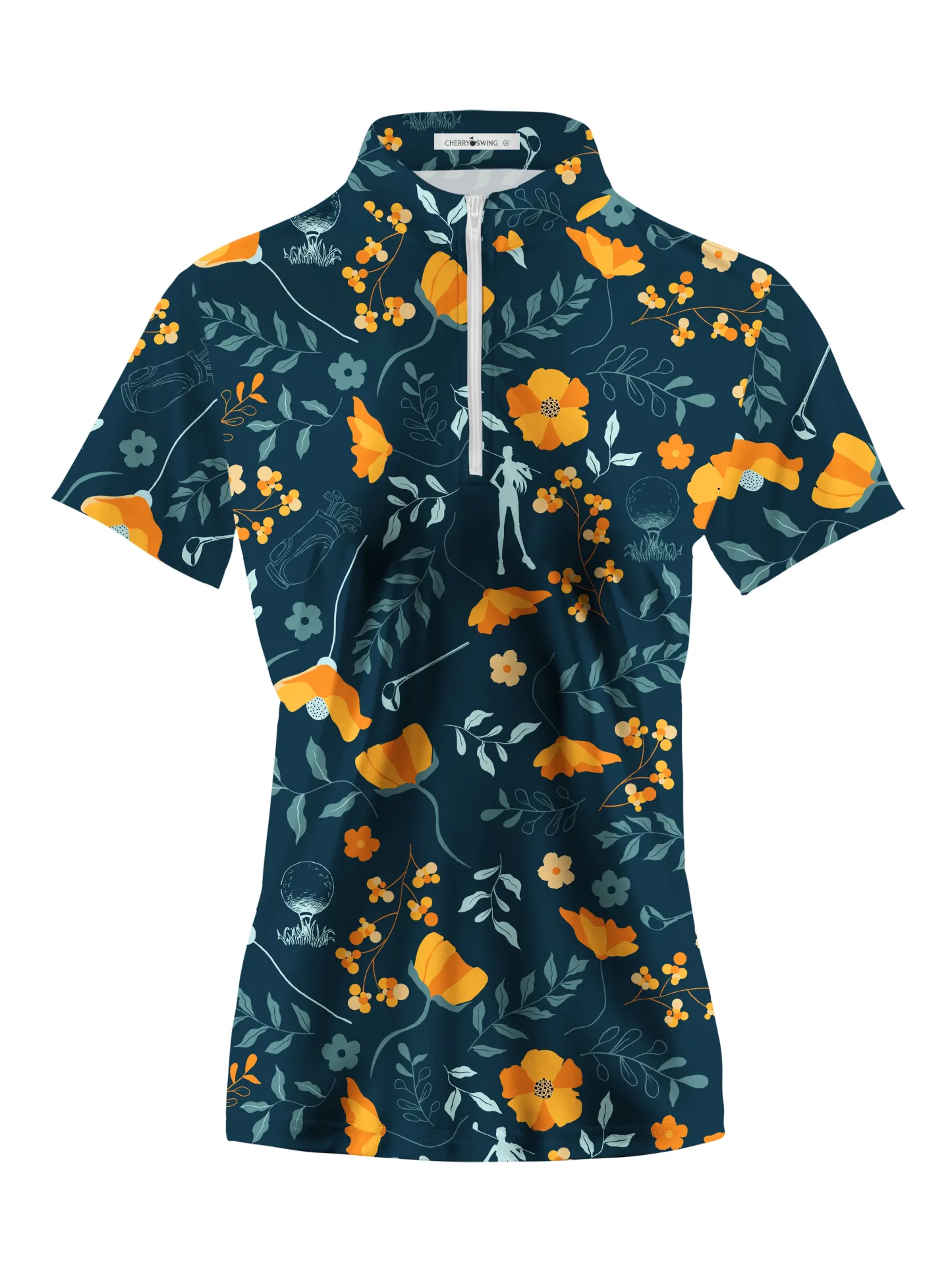 Cherryswing Women's Fall Competition Short Sleeve Polos