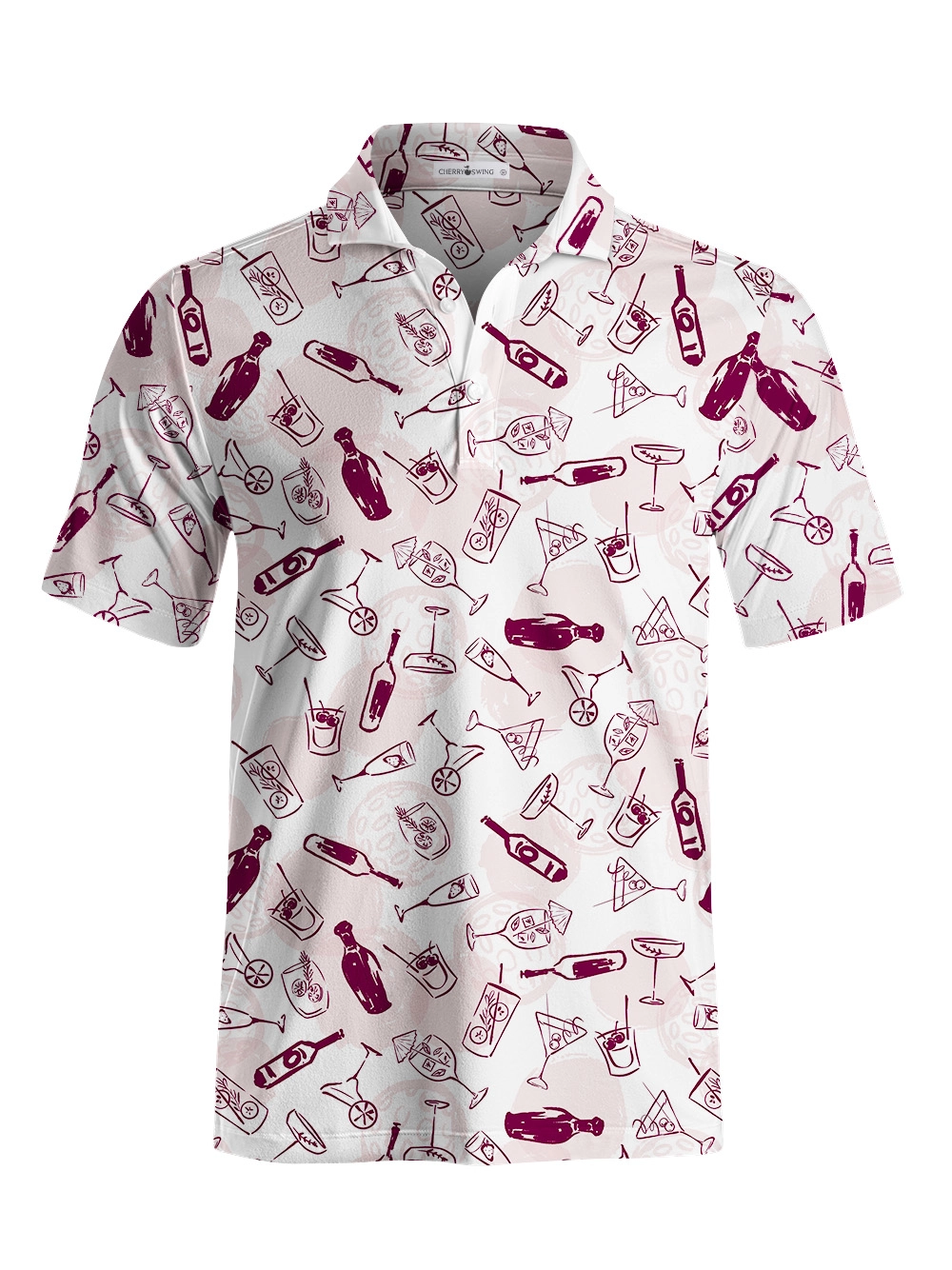 Cherryswing Charm Men's Golf Short Sleeve Polos 