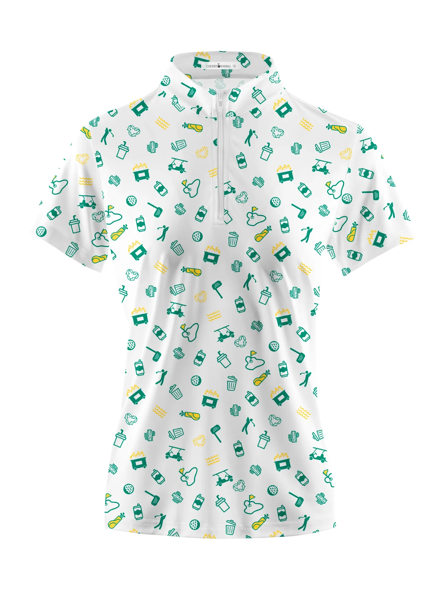 Cherryswing Women's Joy Of The Game Short Sleeve Polos