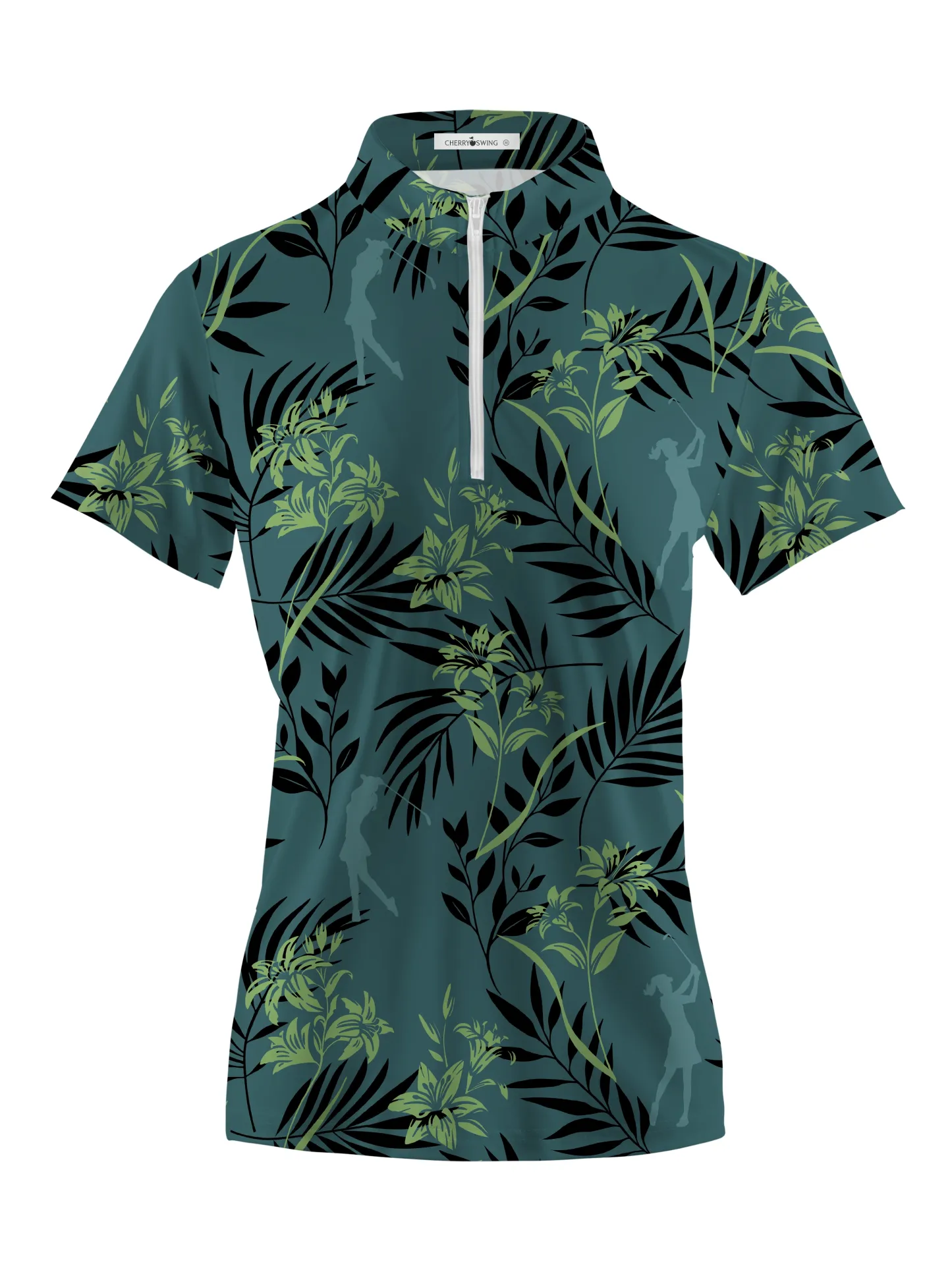 Cherryswing Women's Secluded Golf Course Short Sleeve Polos