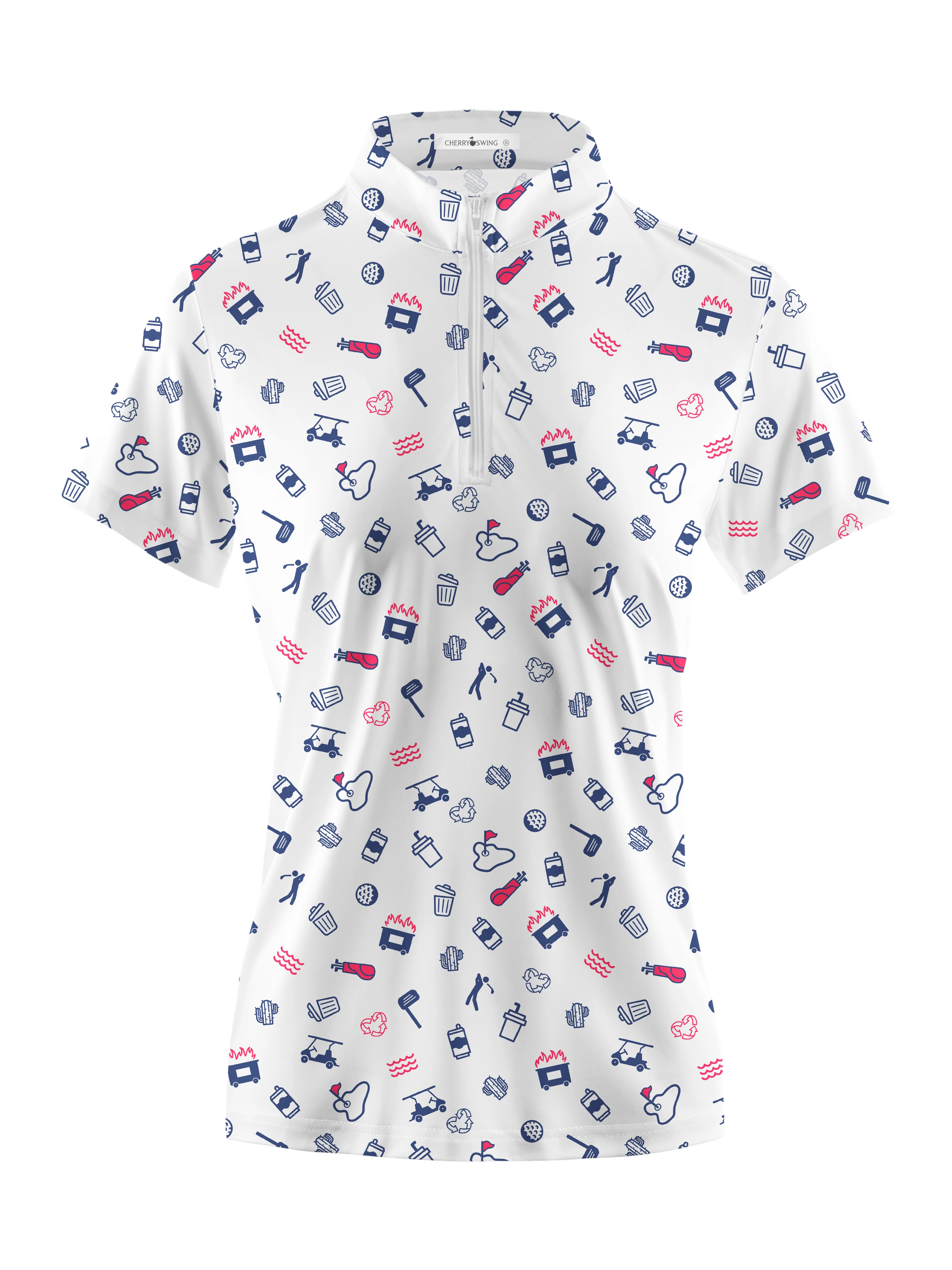 Cherryswing Women's Joy Of The Game Short Sleeve Polos