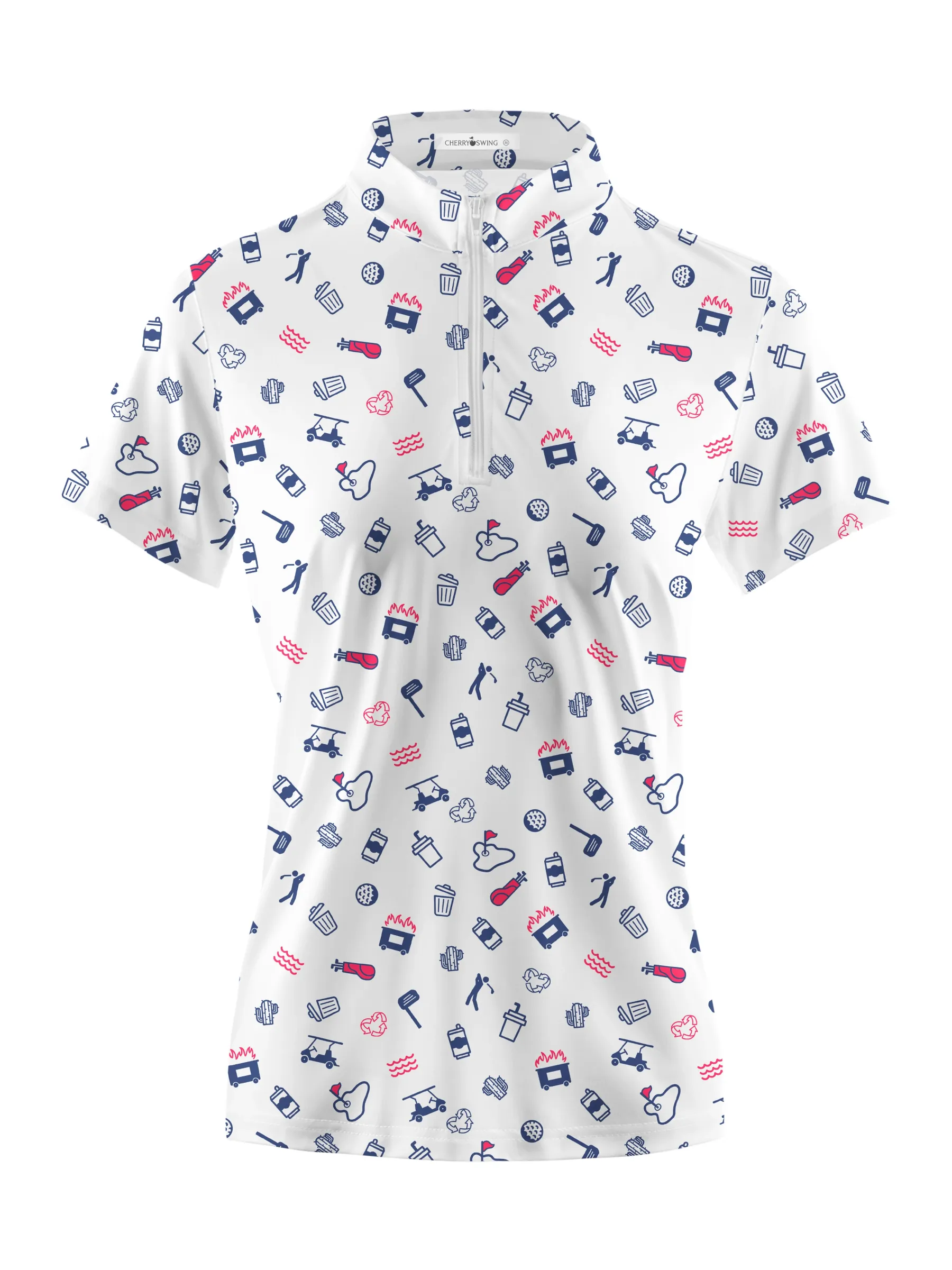 Cherryswing Women's Joy Of The Game Short Sleeve Polos